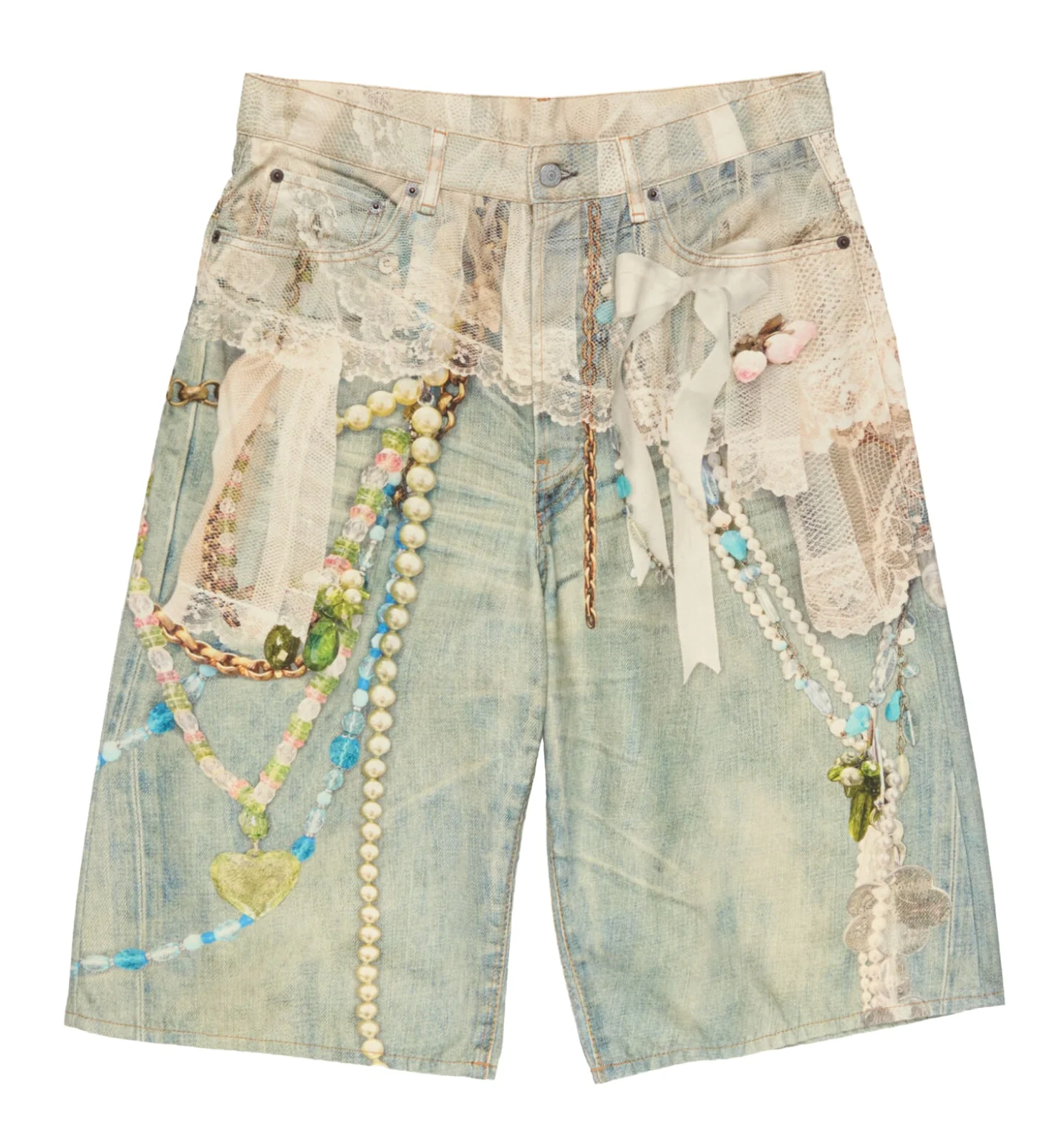 Acne Studios 'Pearl and Lace' Shorts