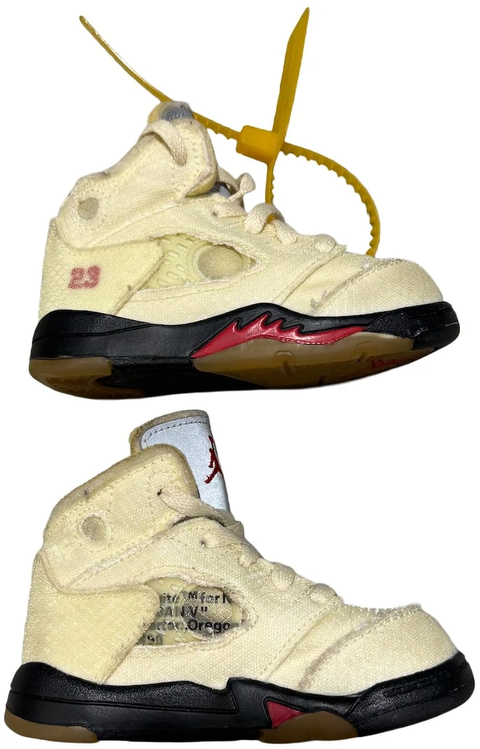 Air Jordan x Off White 5 'Sail'