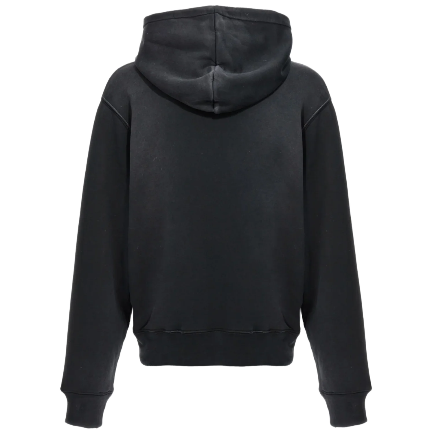 Amiri 'Black/ Yellow Track' Faded Black Hoodie - Image 2