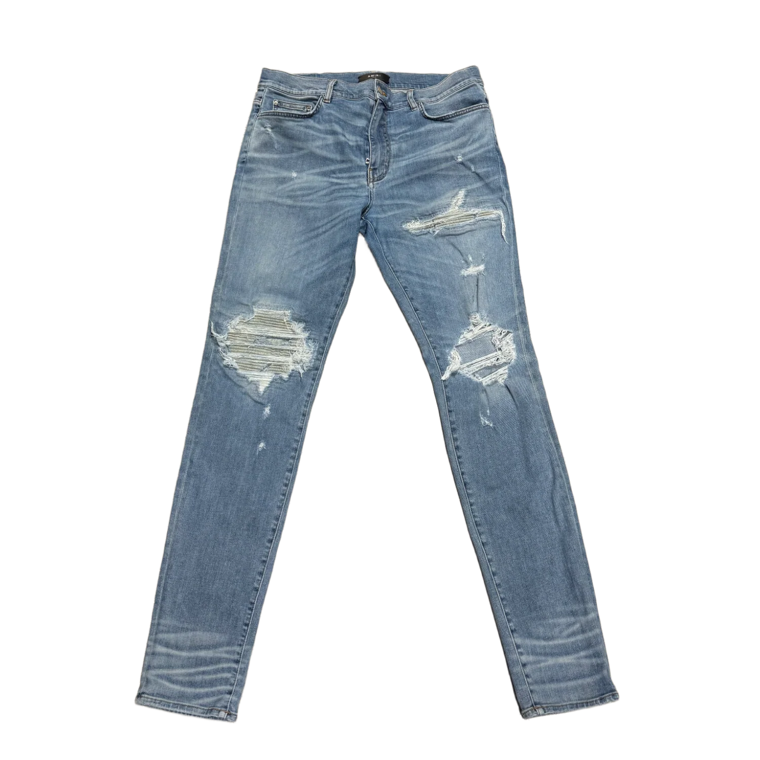 Amiri 'Blue' Distressed Jeans