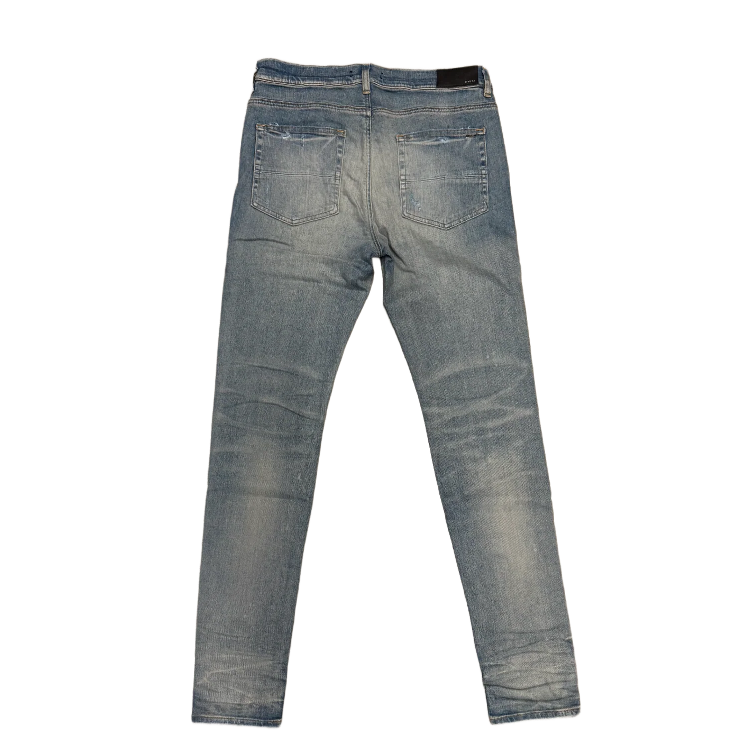 Amiri 'Distressed Rainbow Paisley Clay Indigo Thrasher' Jeans - Image 2