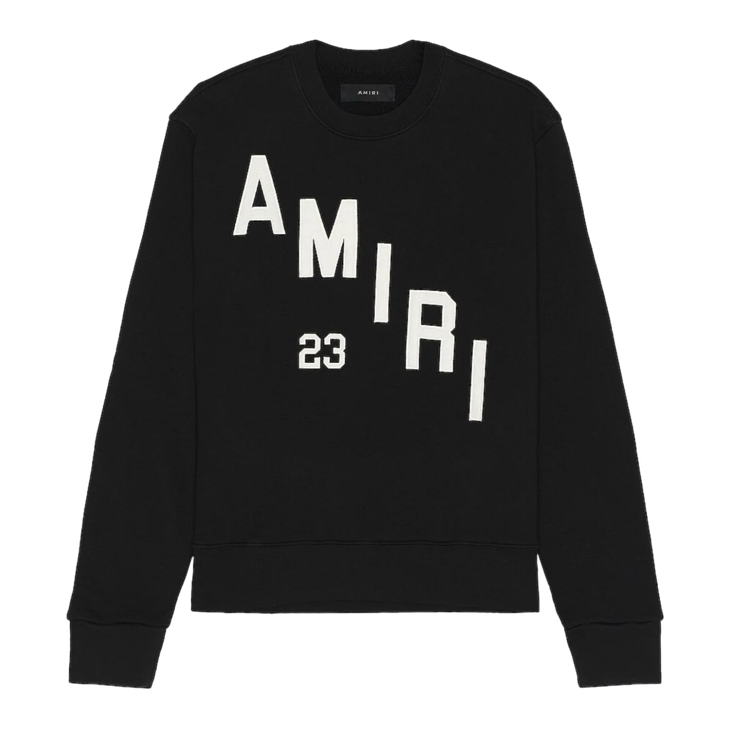 Amiri 'Hockey Logo' Black Crewneck Sweater