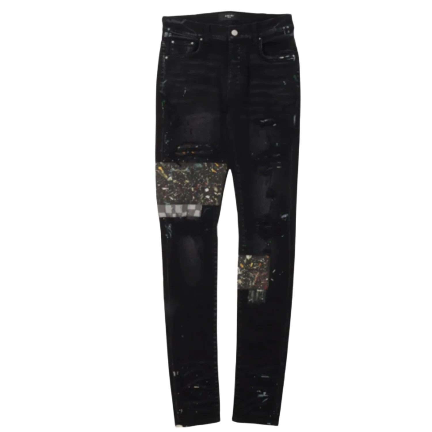 Amiri 'Paint Splatter' Patched Jeans