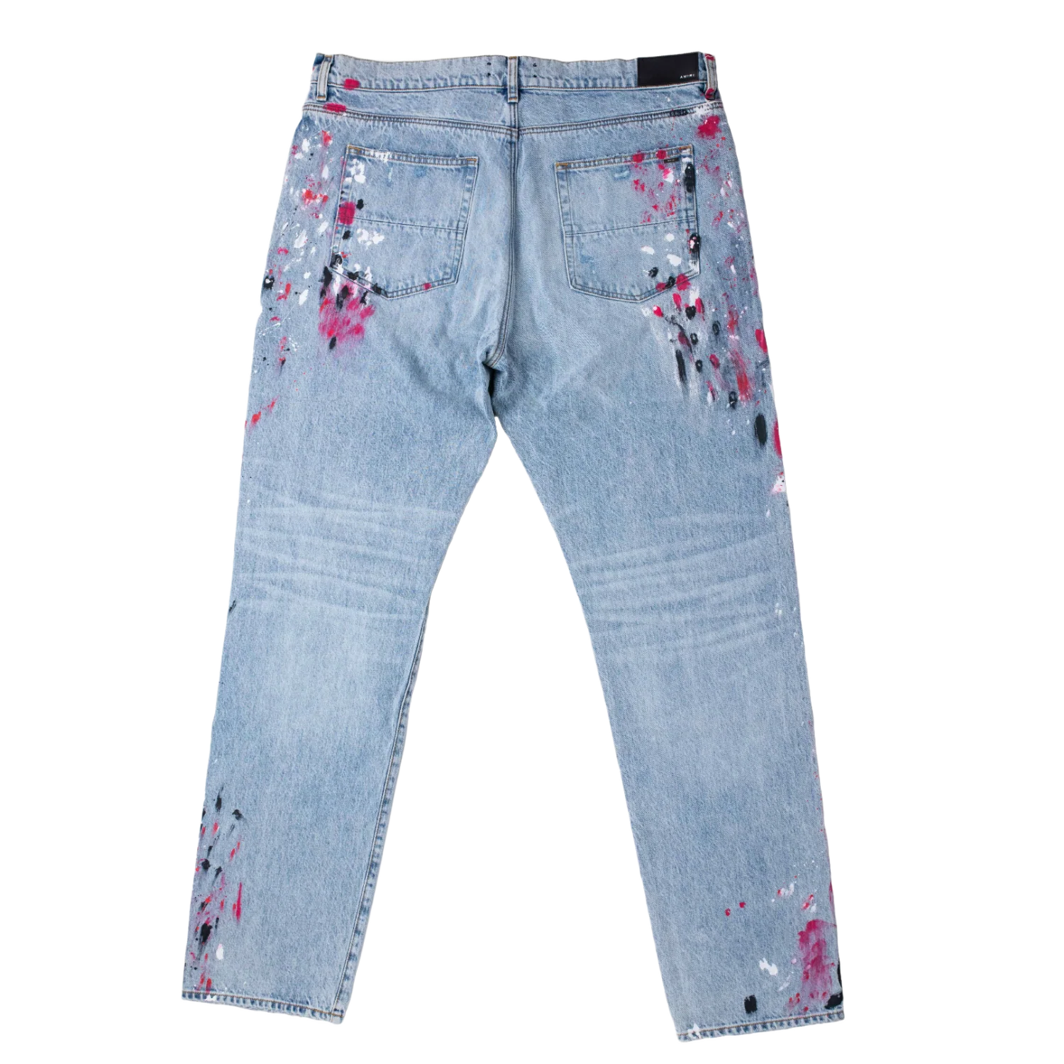 Amiri 'Red/White/Pink' Painter Jeans - Image 2