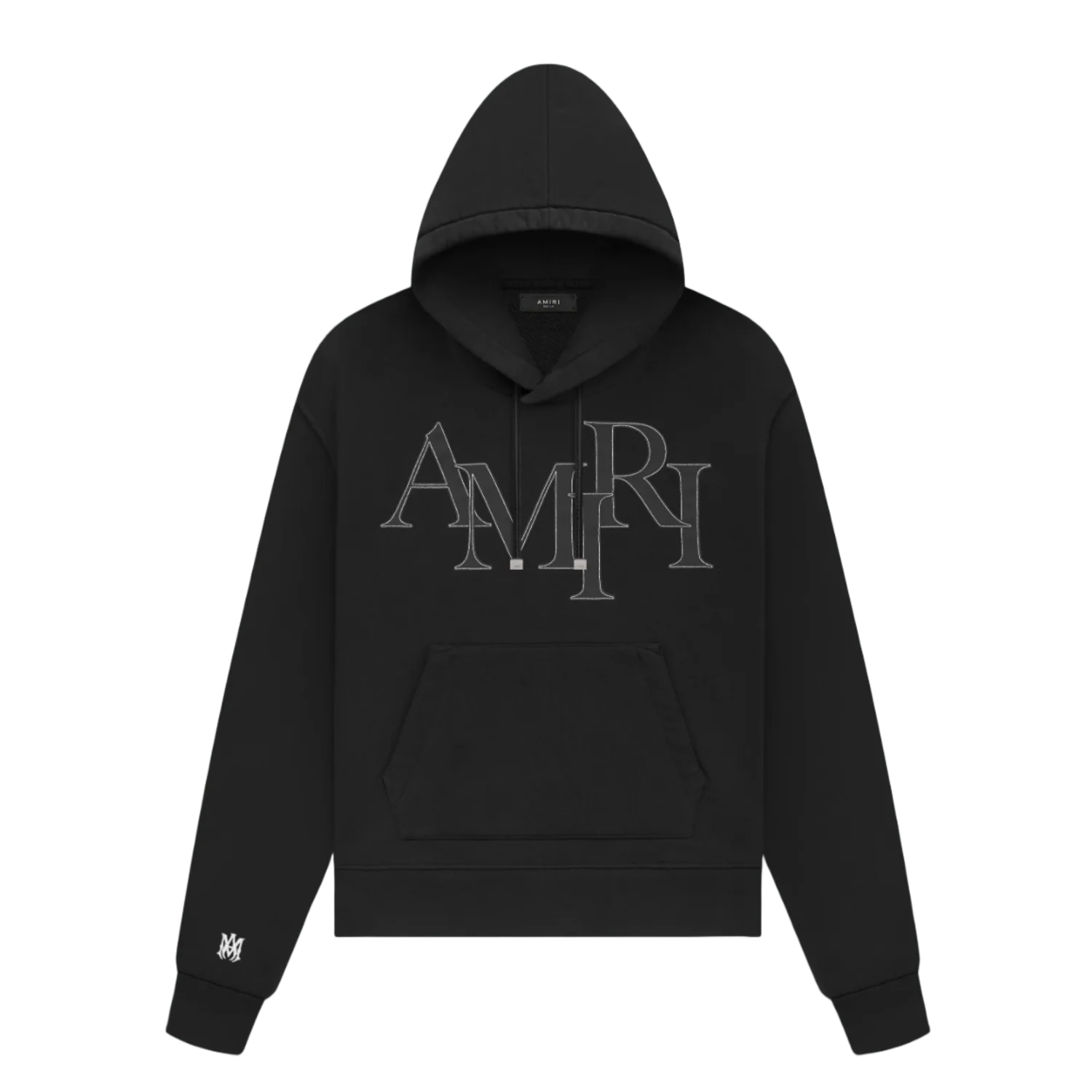 AMIRI 'Applique Logo' Black Hoodie