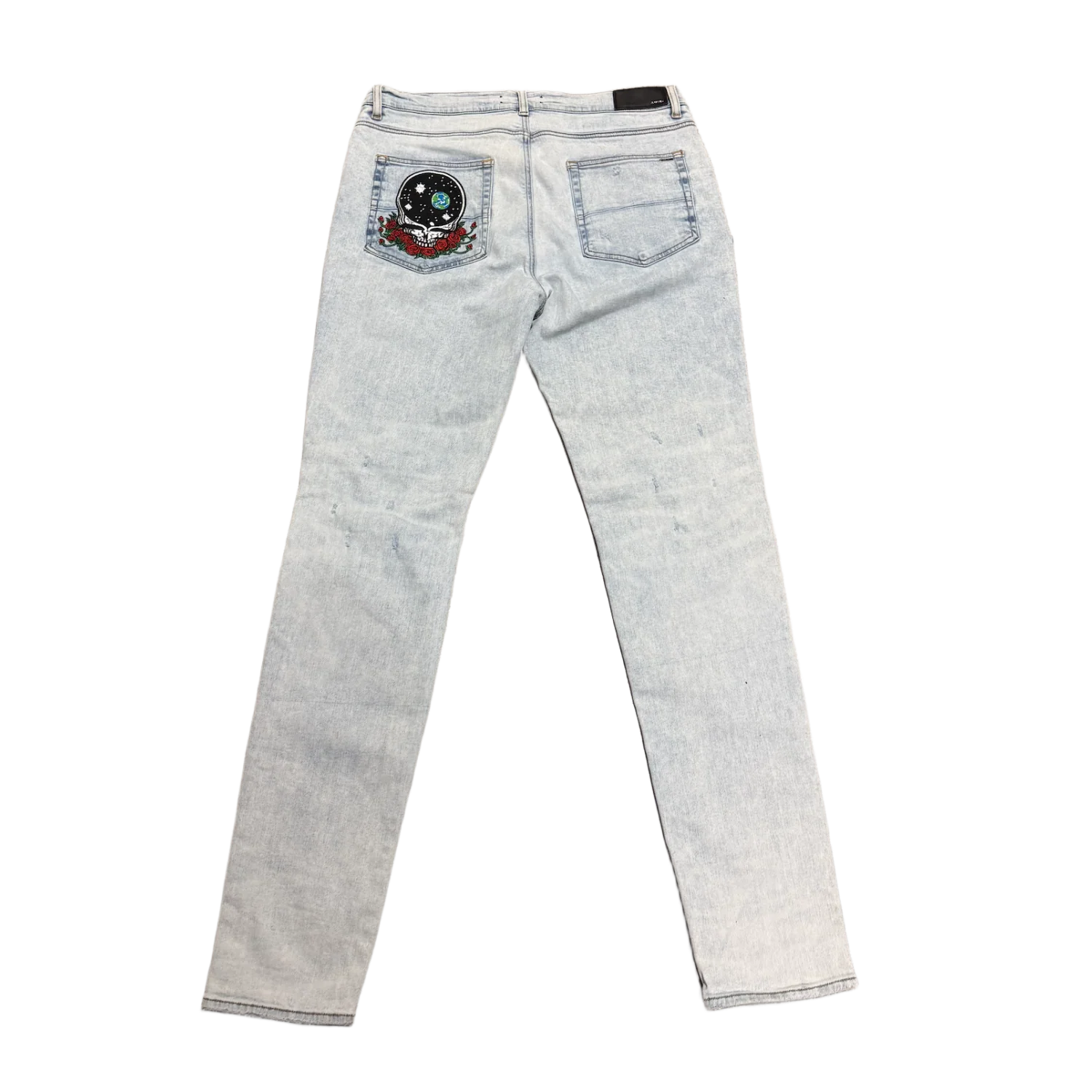 Amiri x Grateful Dead 'Blue' Skinny Jeans - Image 2