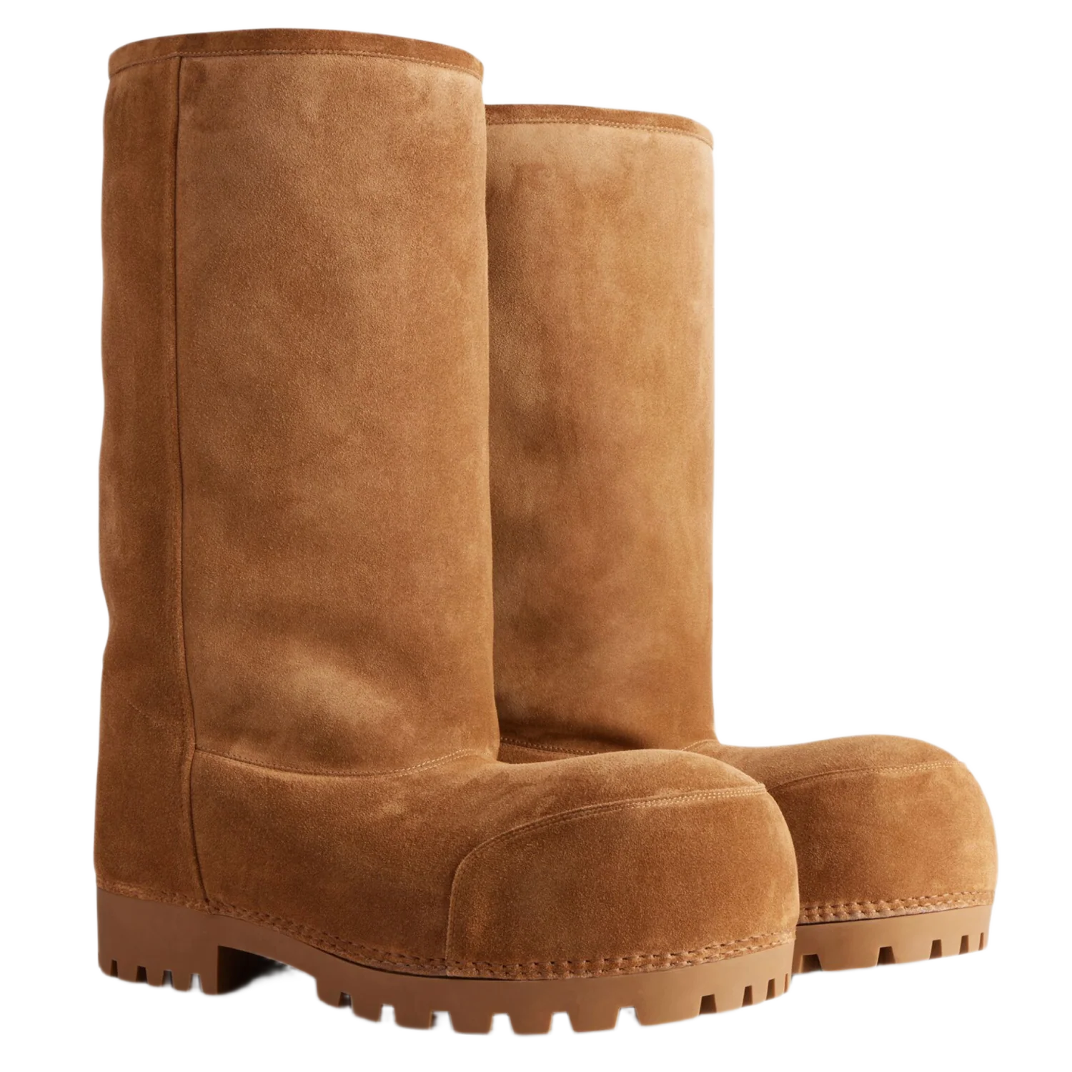 Balenciaga 'Tan' Fur High Boots