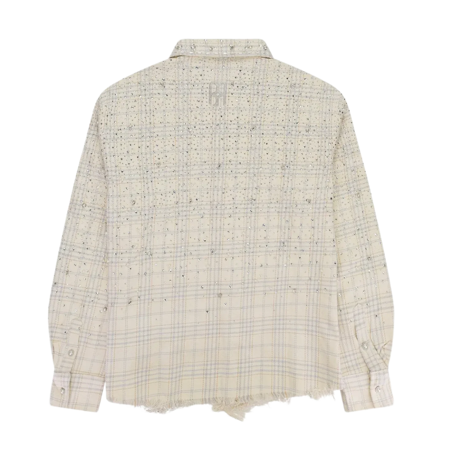 Birth Of Royal Child 'Beige' Pearl And Diamond Button-Down Shirt - Image 2