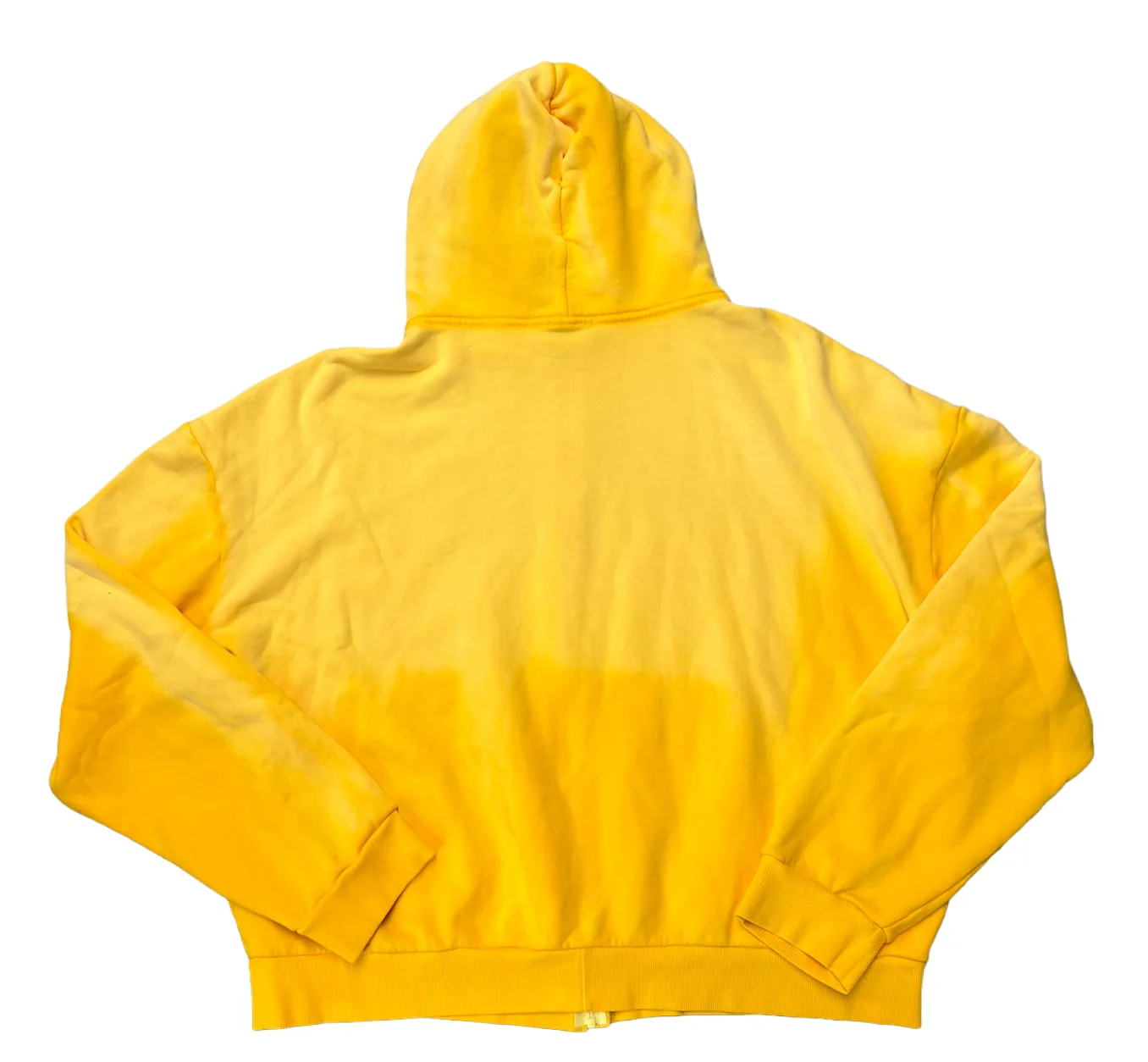 Bossi 'Blue Heavy Metal' Washed Yellow Zip-Up - Image 2