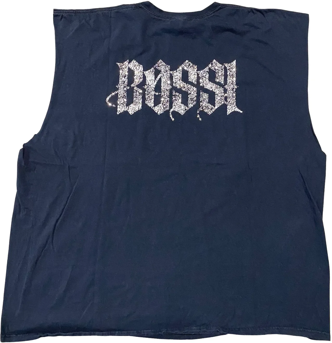 Bossi 'Green/Purple Skull' Vintage Cutoff Tee - Image 2