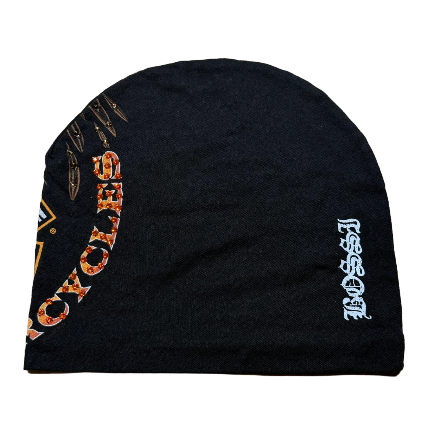 Bossi 'Harley Eagle' Rhinestone Beanie - Image 2