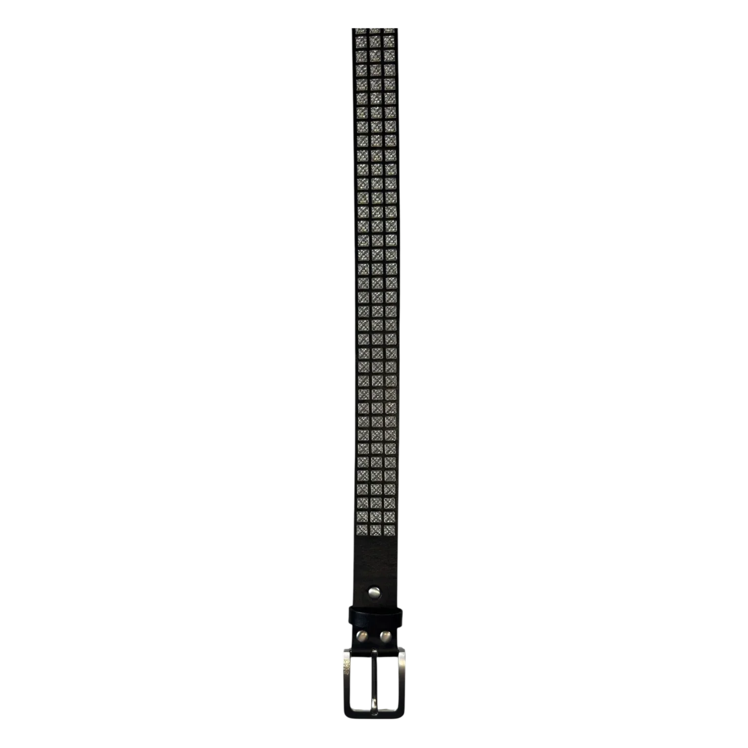 Bossi 'Silver on Black' Studded Belt - Image 3