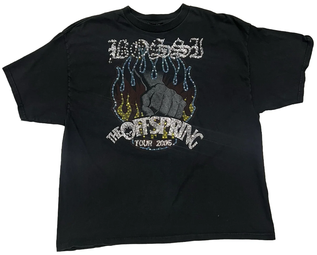 Bossi 'The Offspring' Rhinestone Vintage Tee