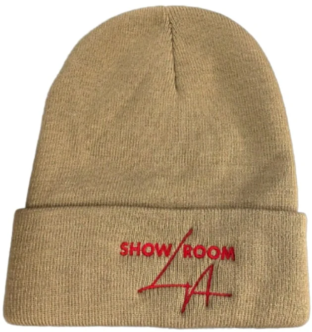 Bossi x SRLA 'Brown/Neon/Red' Beanie - Image 2