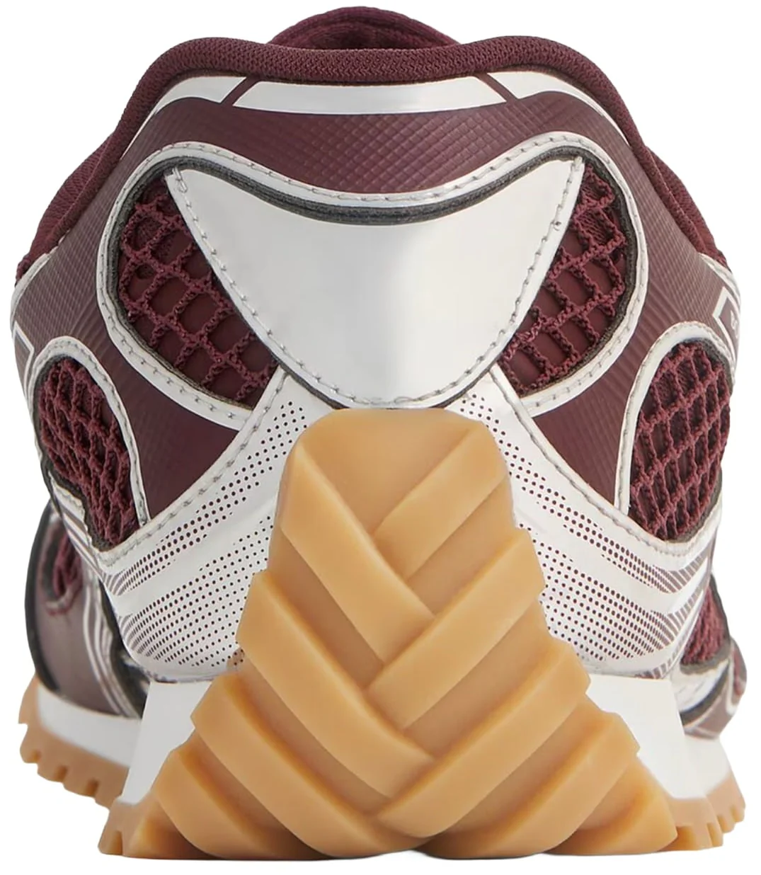 Bottega Veneta 'Barolo/Silver' Orbit Sneakers - Image 2
