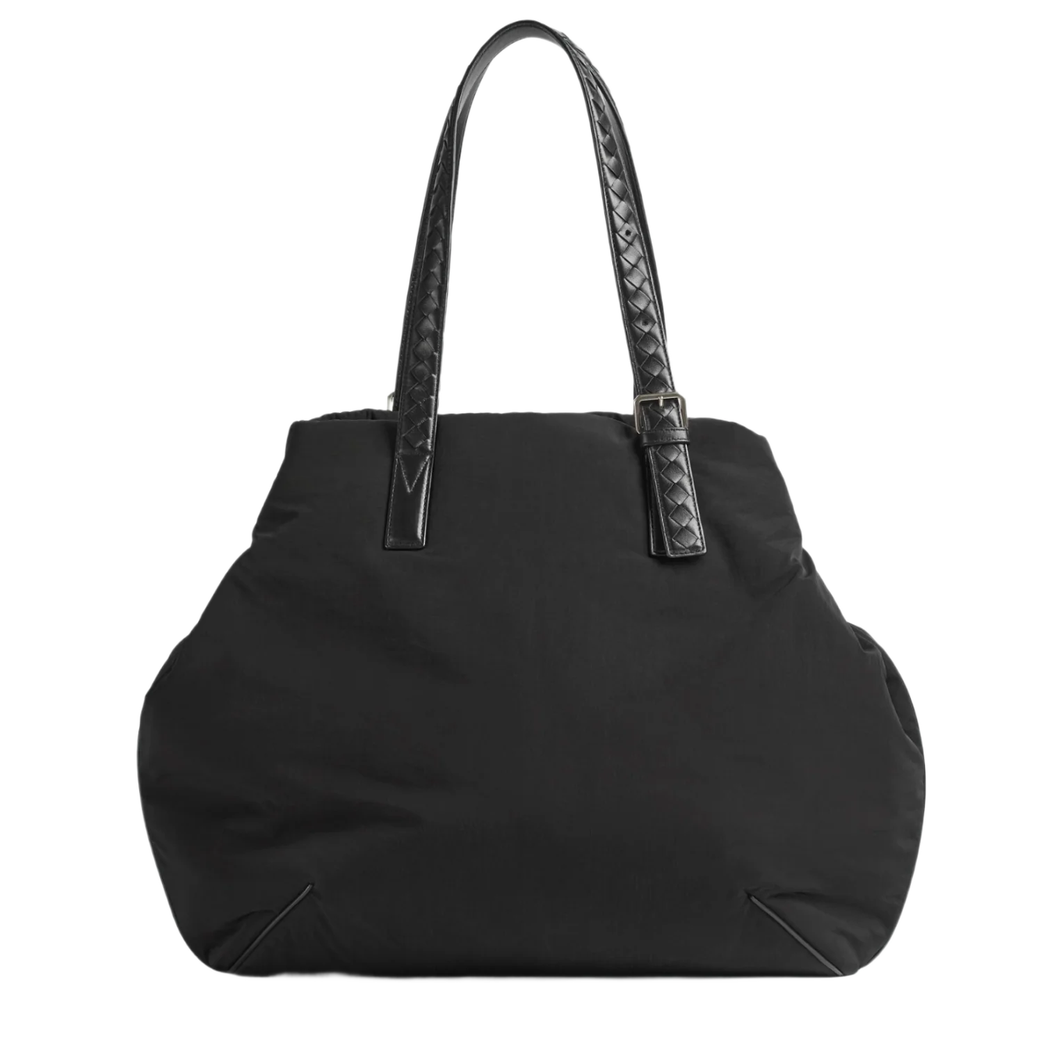 Bottega Veneta 'Black' Logo Patch Tote Bag - Image 2
