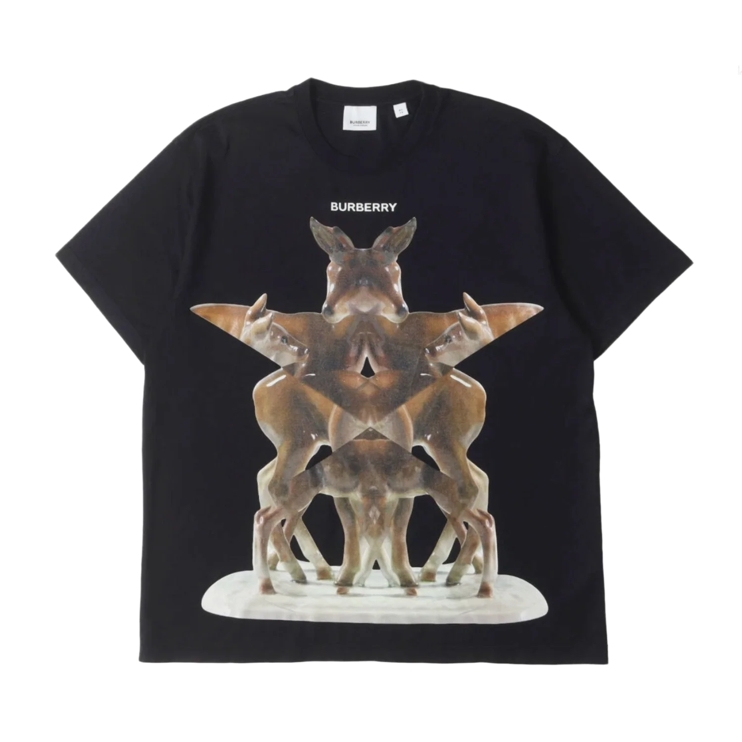 Burberry 'Bambi Kaleidoscope' Black Tee