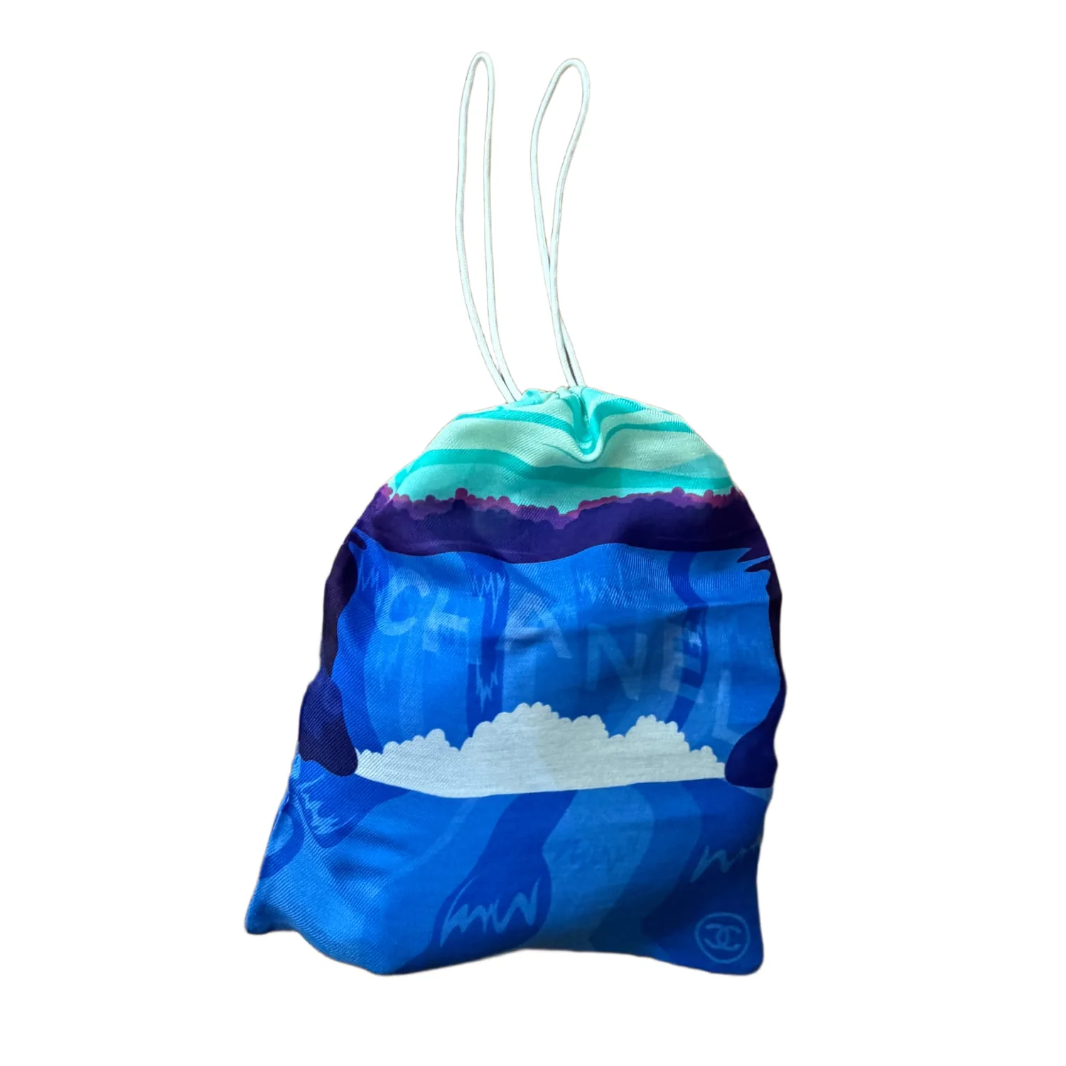 Chanel 18S Waterfall Logo Pareo Sarong Shawl - Image 3