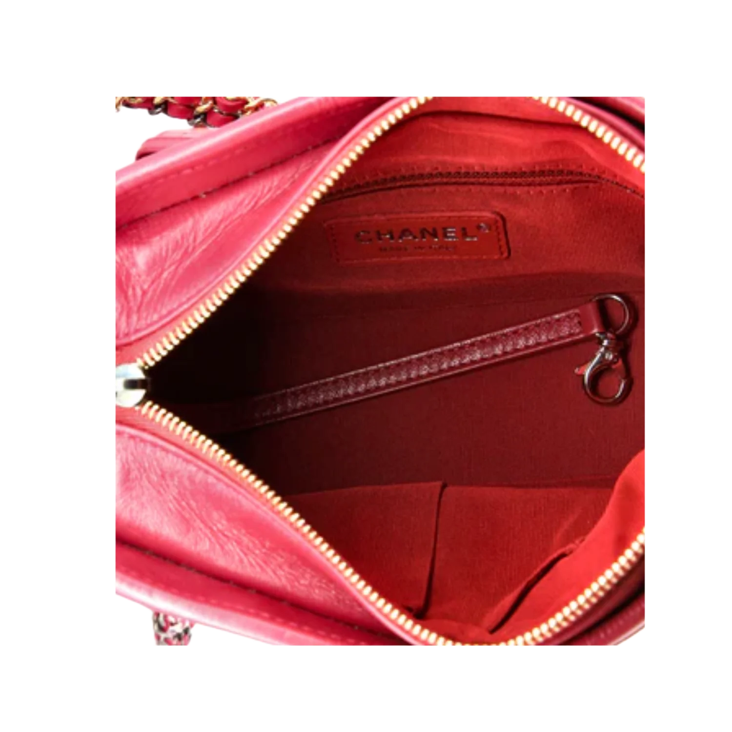 Chanel 'Gabrielle Hobo' Pink Quilted Aged Small Calfskin Bag - Image 3