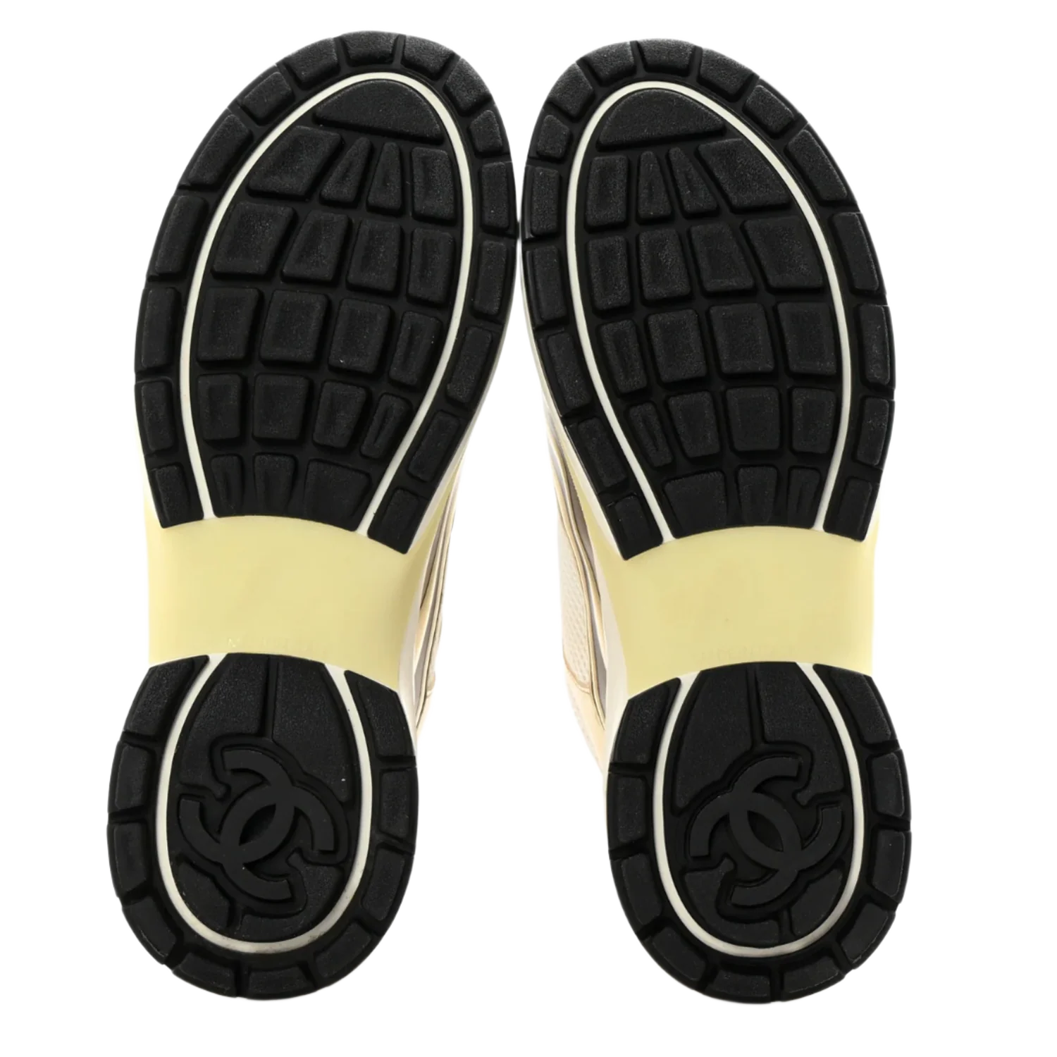Chanel 'White/Gold' CC Logo Sneaker - Image 3