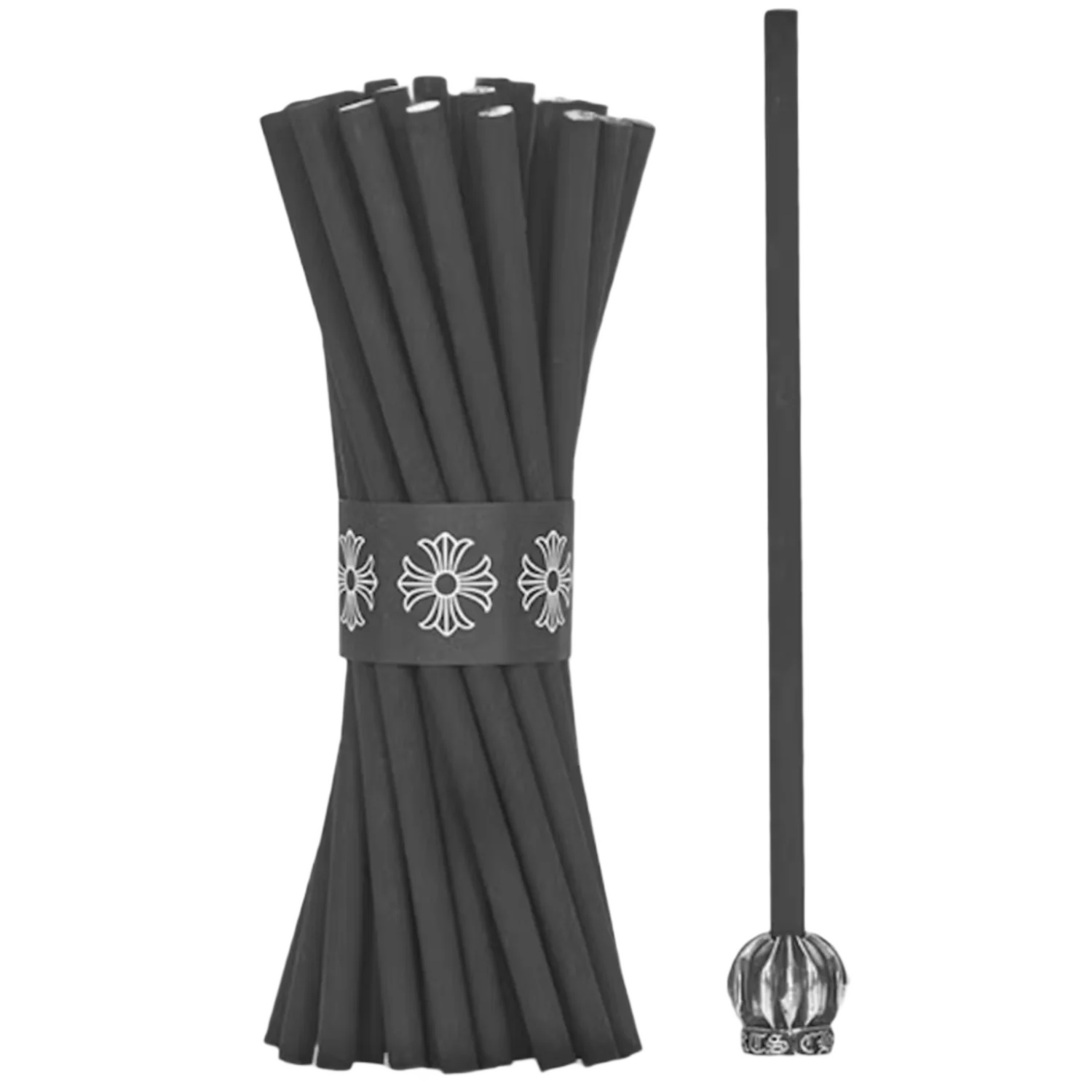 Chrome Hearts '33 Incense Set' With Silver Holder