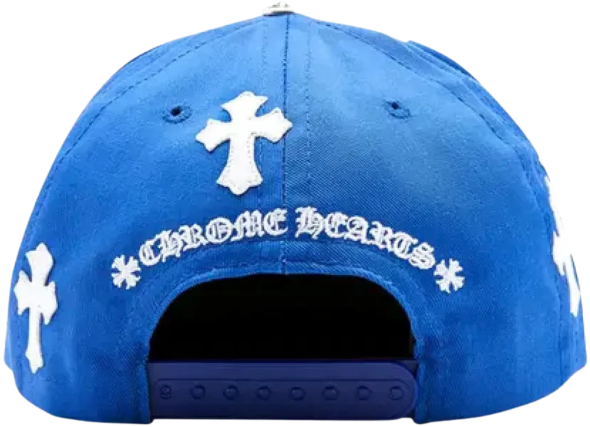Chrome Hearts '9 Patch' Blue Hat - Image 2