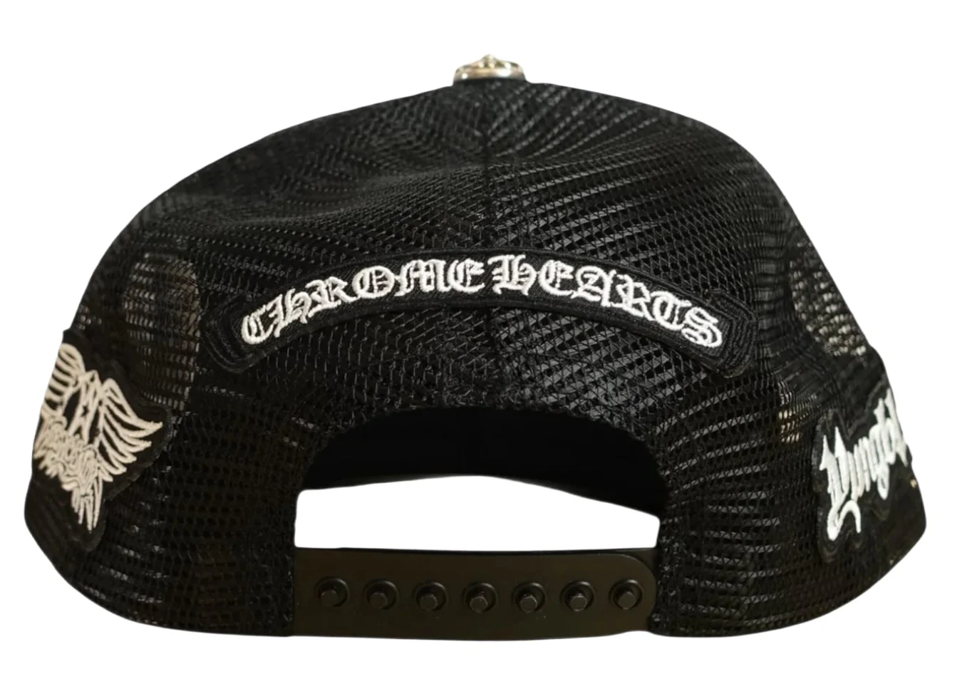 Chrome Hearts 'Aerosmith' Black Trucker Hat - Image 2