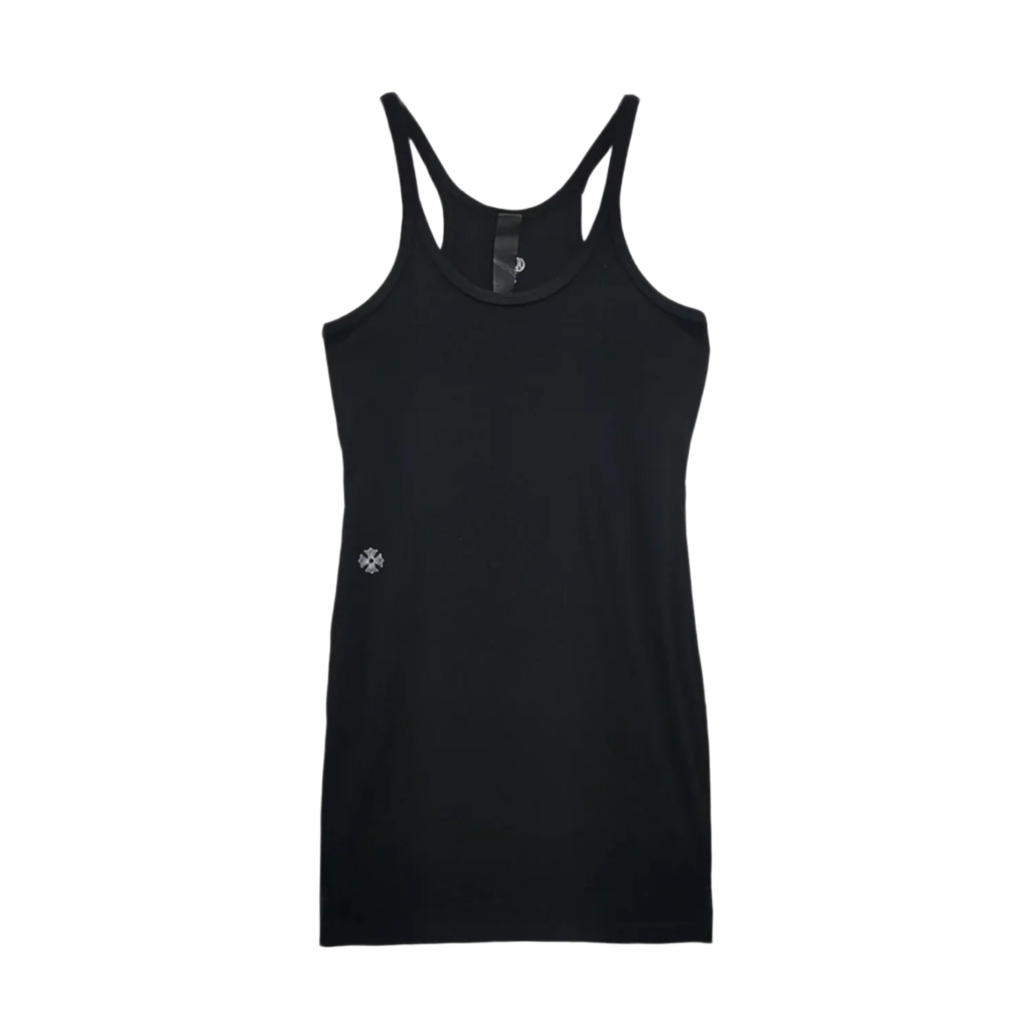 Chrome Hearts 'Bad Seed CH Plus Cross Embroidered' Black Rib Tank Dress - Image 2