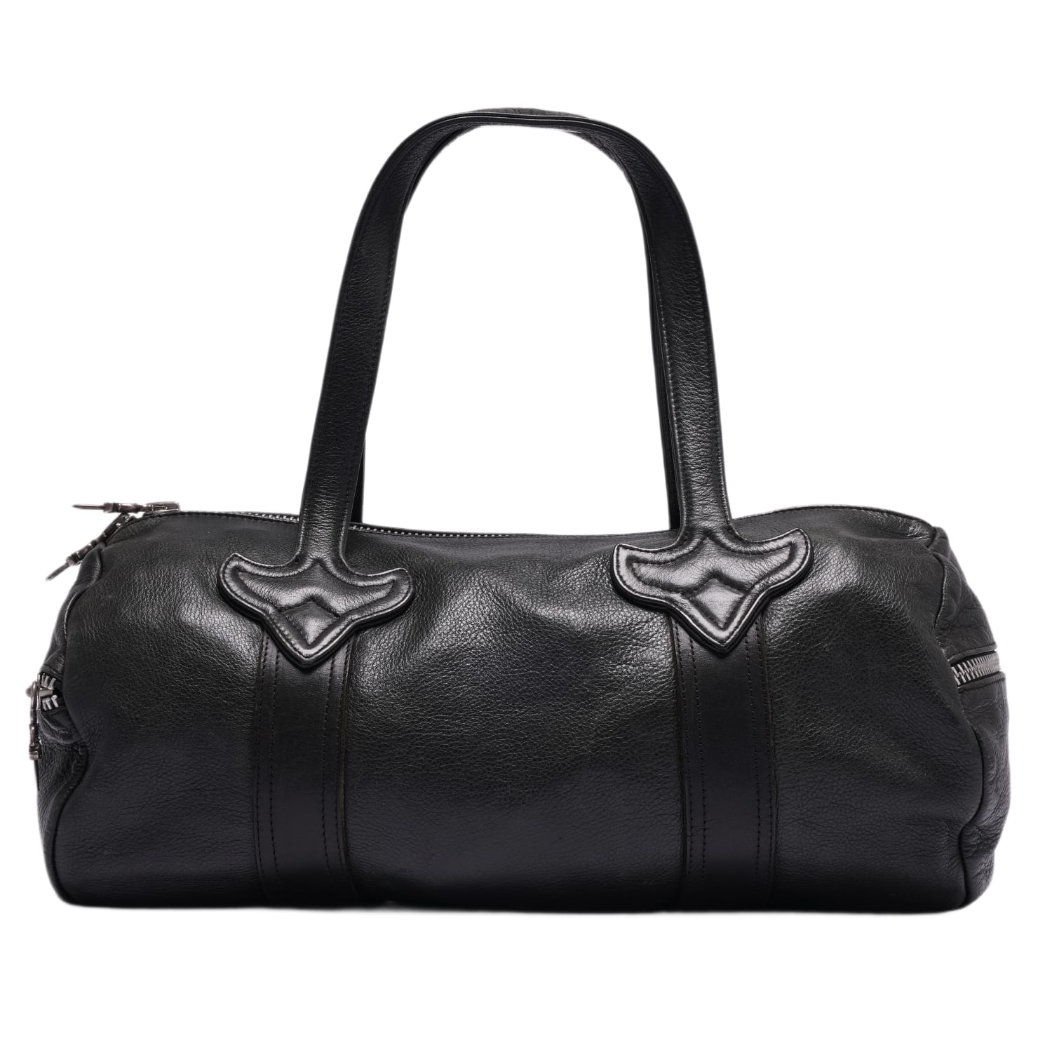 Chrome Hearts 'Black' Duffle Zip Bag - Image 3