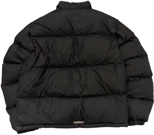 Chrome Hearts 'Black' Monogram Print Puffer Jacket - Image 2