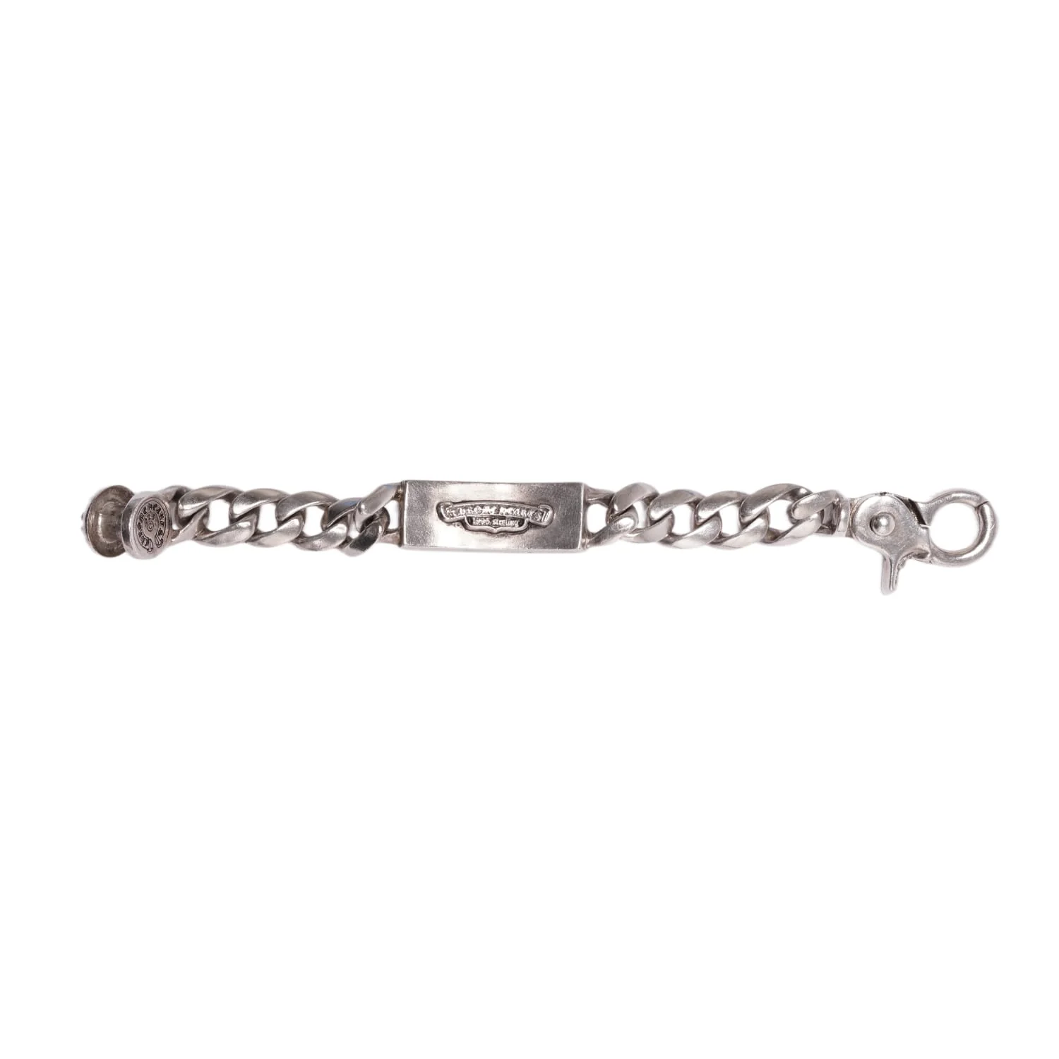 Chrome Hearts 'Blue Sapphire' Floral ID Cuban Clasp Bracelet - Image 3