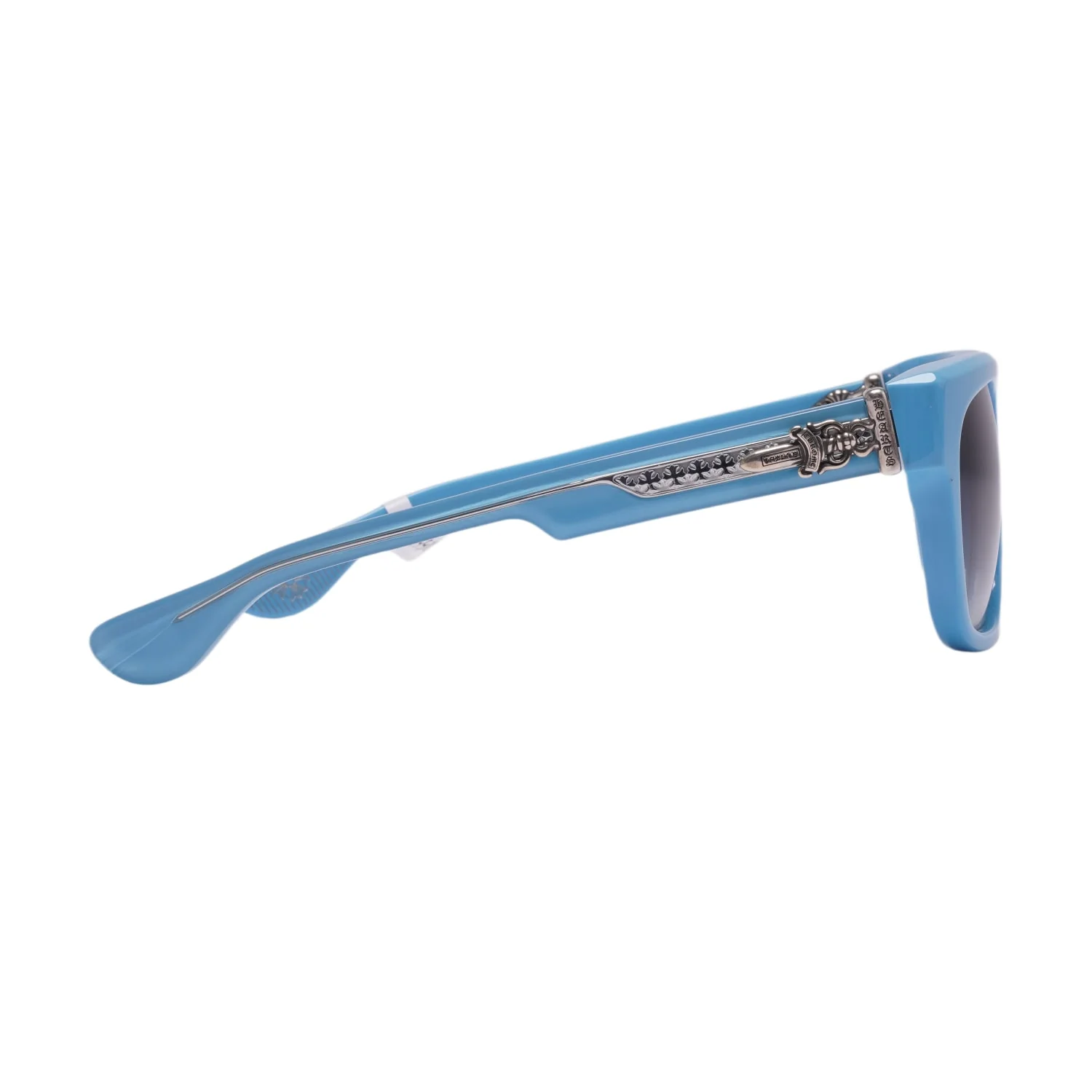 Chrome Hearts 'Blue/Silver' Box Officer Sunglasses - Image 5