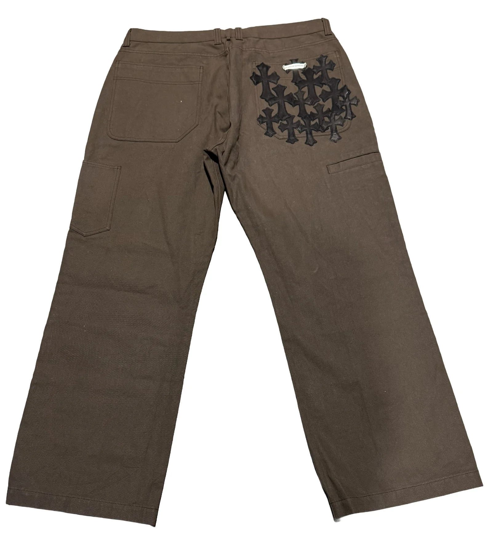 Chrome Hearts 'Brown' 13 Patch Work Pants - Image 2