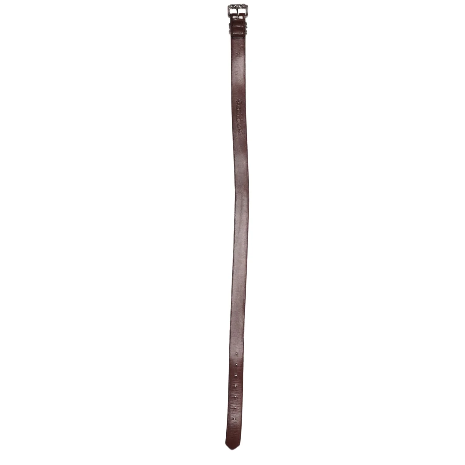 Chrome Hearts Brown 'Double Roller' Belt - Image 5