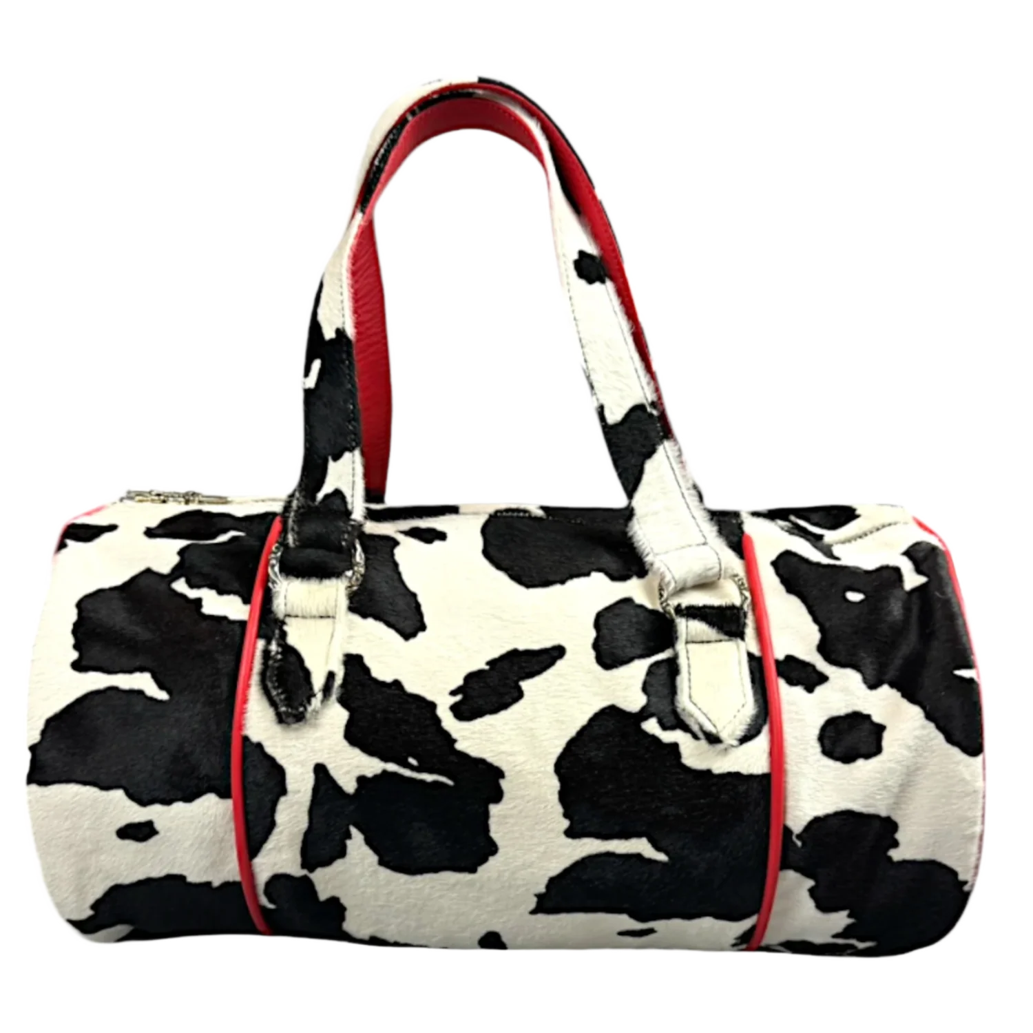 Chrome Hearts 'Cow Fur Triple Cross' Boston Duffle Bag - Image 2