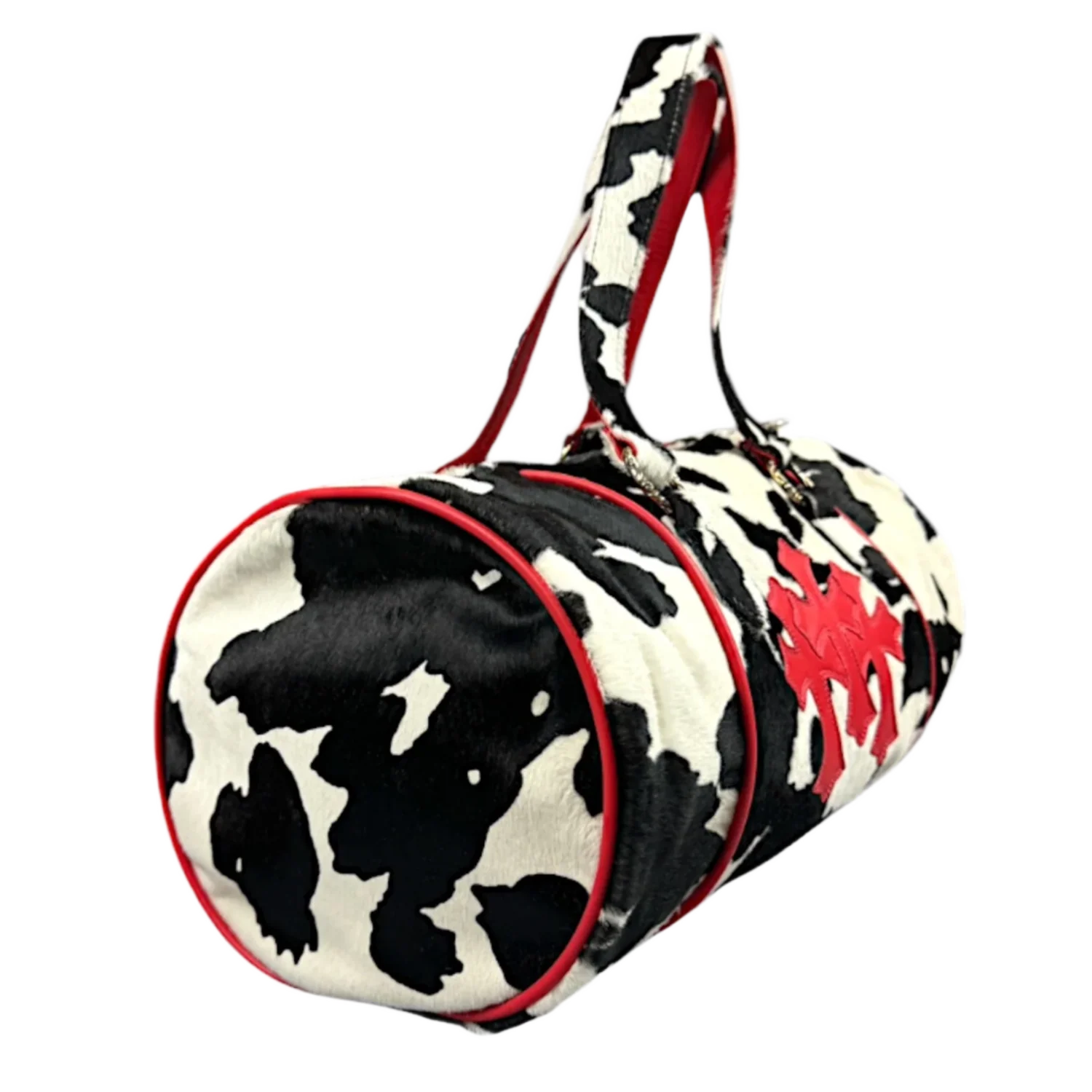 Chrome Hearts 'Cow Fur Triple Cross' Boston Duffle Bag - Image 3