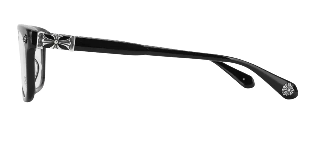 Chrome Hearts 'Cox Ucker' Black/Silver Glasses - Image 2