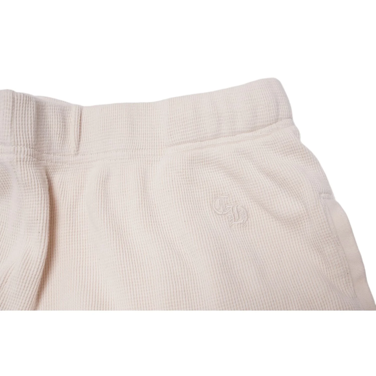Chrome Hearts 'Cream' Waffle Thermal Pants - Image 3