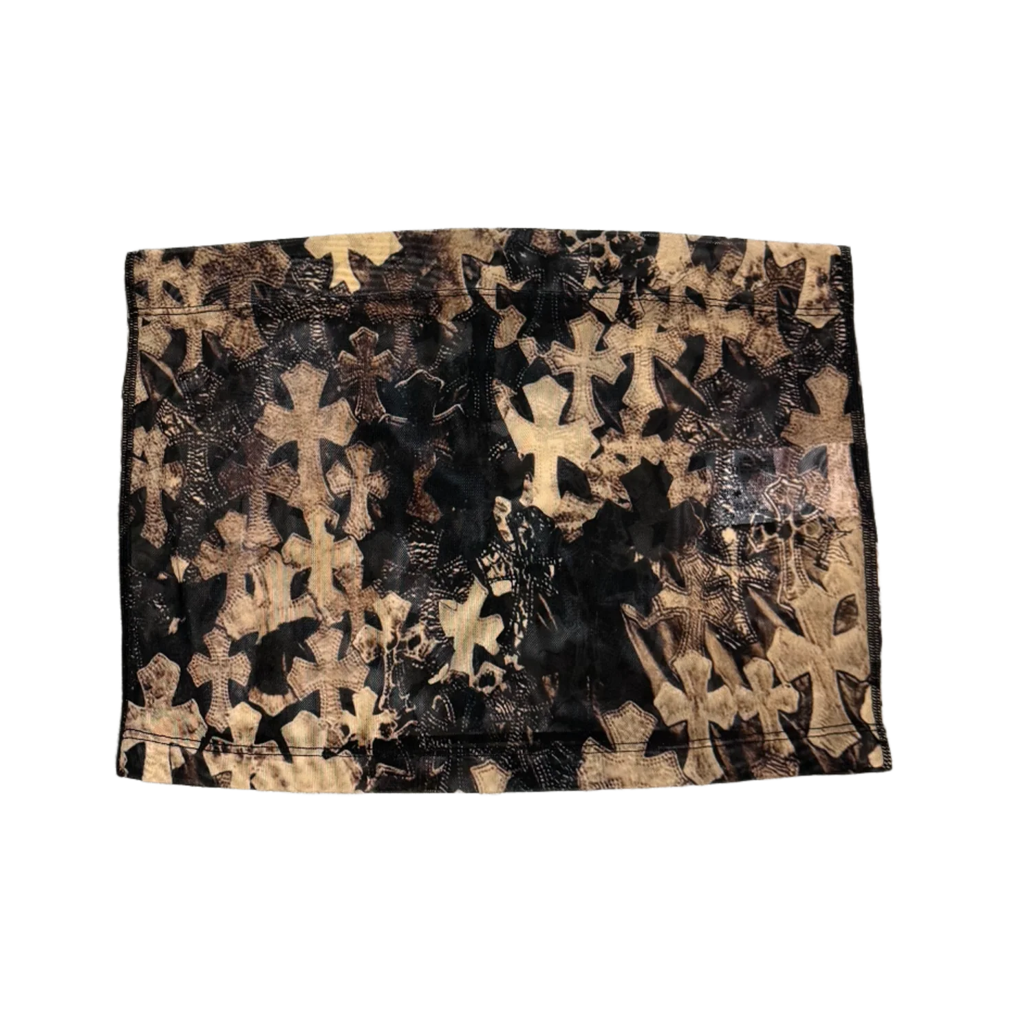 Chrome Hearts 'Cross Print' Womens Mesh Skirt - Image 2