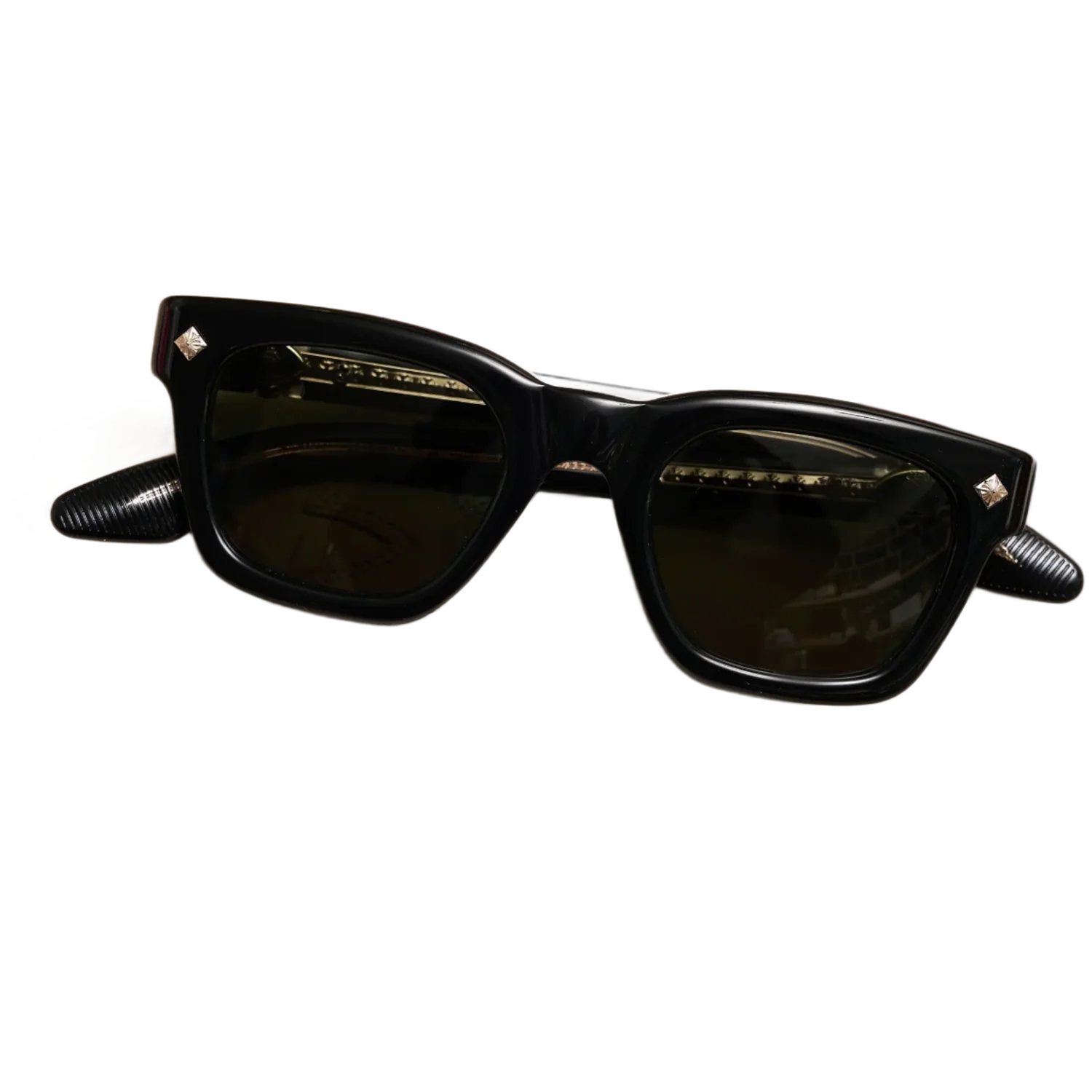 Chrome Hearts 'DONNYSOFFERGISMS' Black/Gold Black Sunglasses - Image 2
