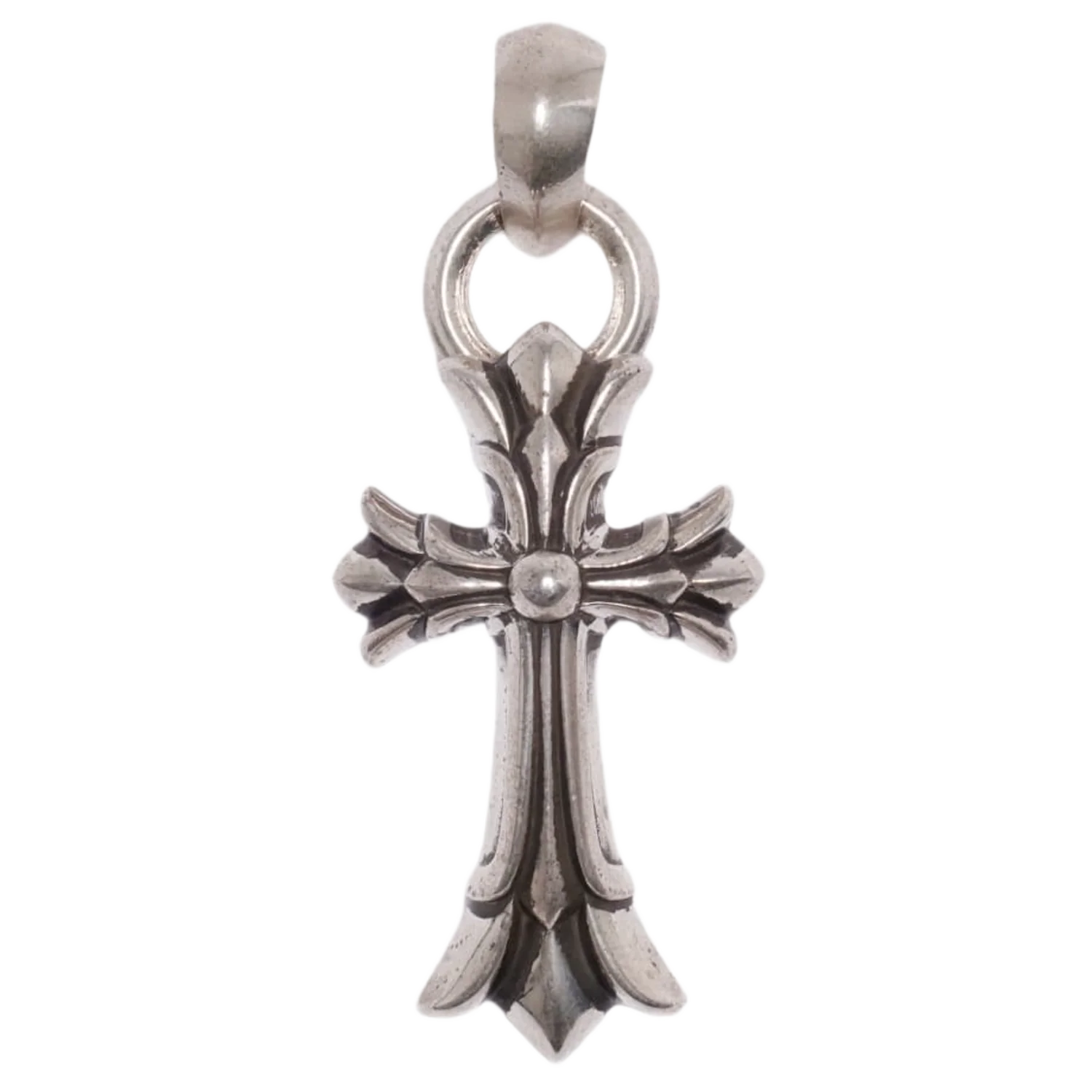 Chrome Hearts 'Double Cross' Pendant with Bale