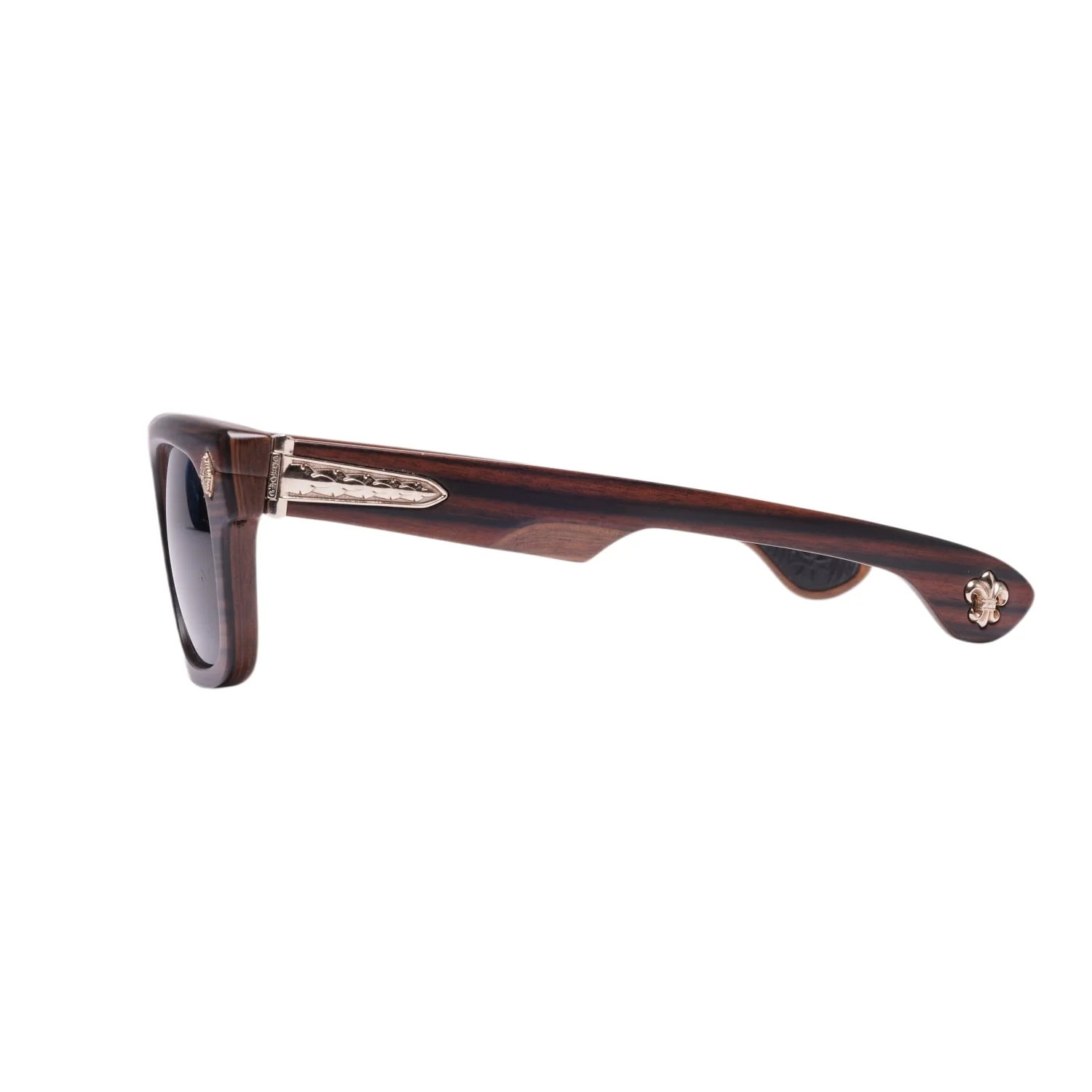 Chrome Hearts 'Ebony' 18k Gold Lilith Sunglasses - Image 3