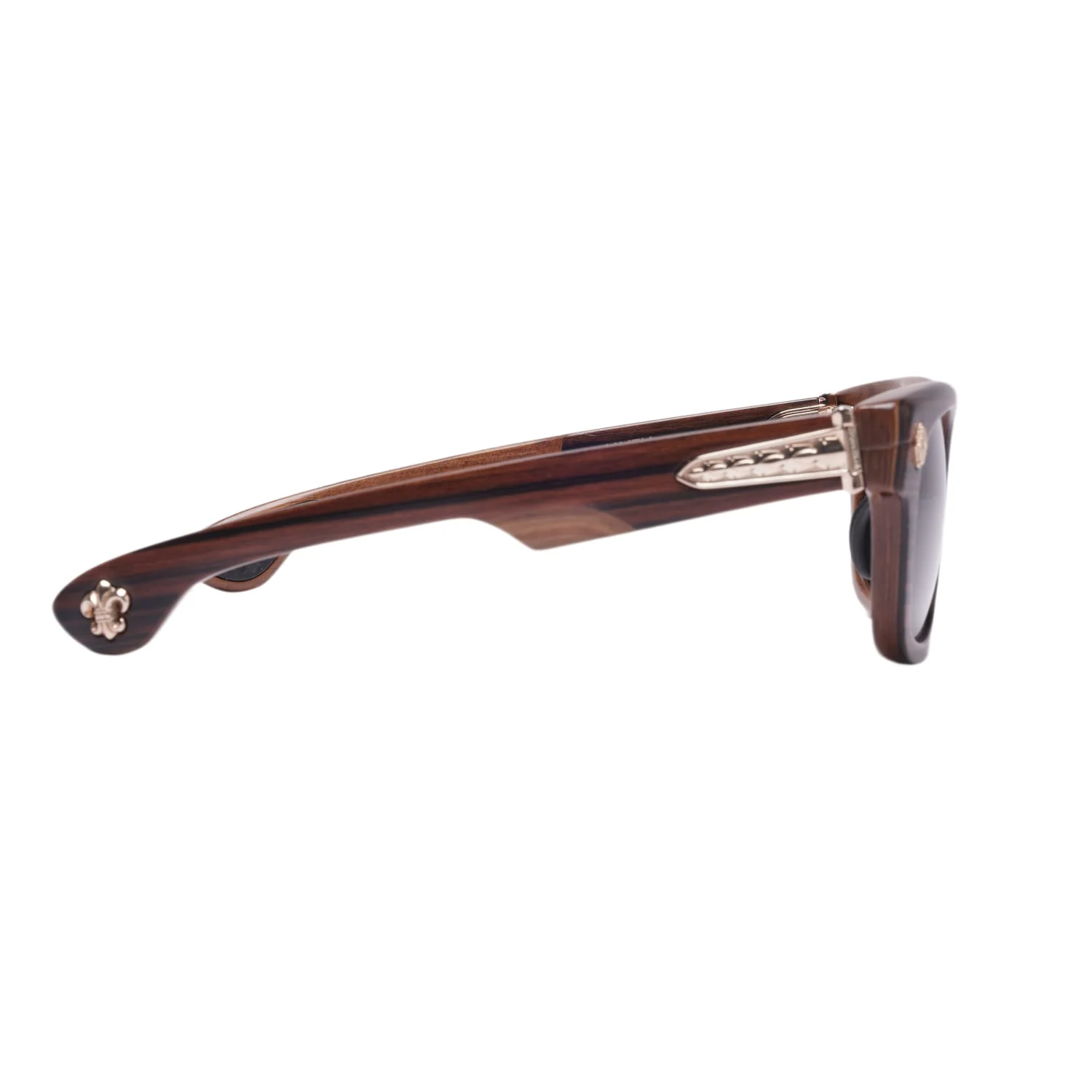 Chrome Hearts 'Ebony' 18k Gold Lilith Sunglasses - Image 5