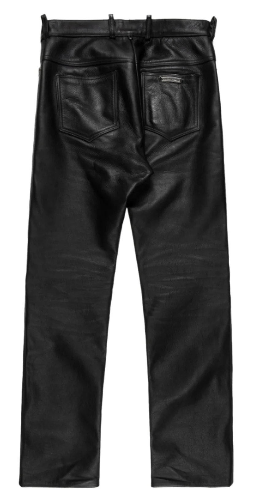 Chrome Hearts Fleur Knee Leather Pants - Image 2