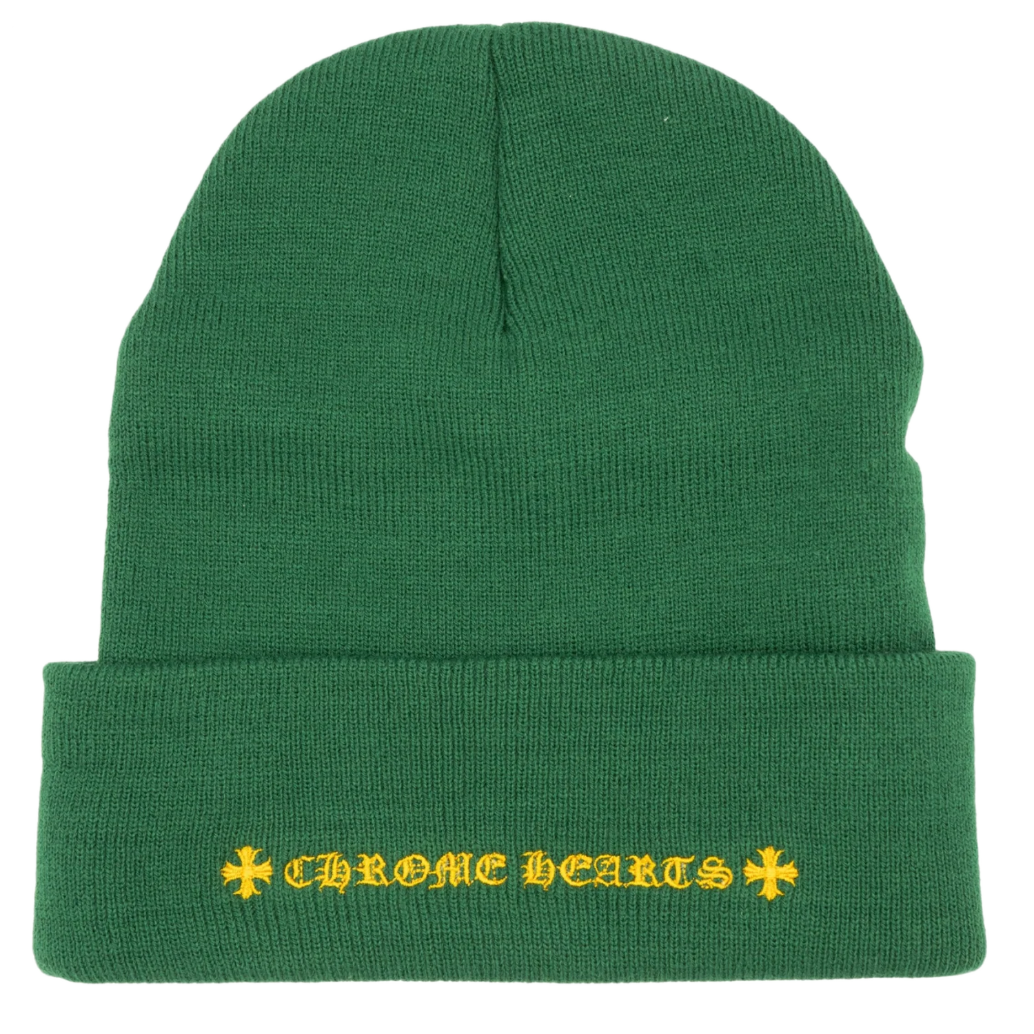 Chrome Hearts 'Green and Yellow' CH Beanie - Image 2
