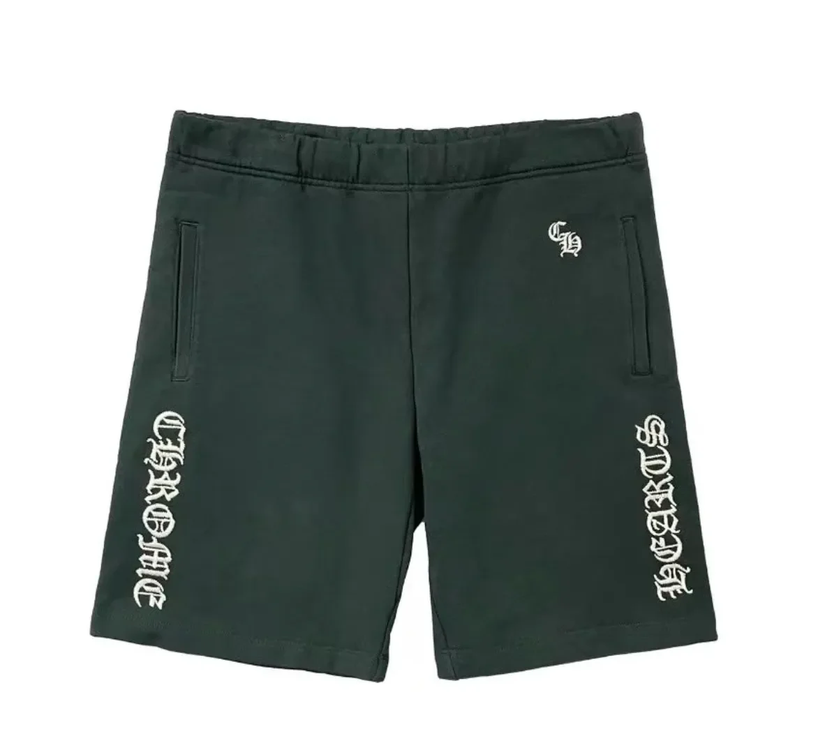 Chrome Hearts 'Green' Embroidered Shorts