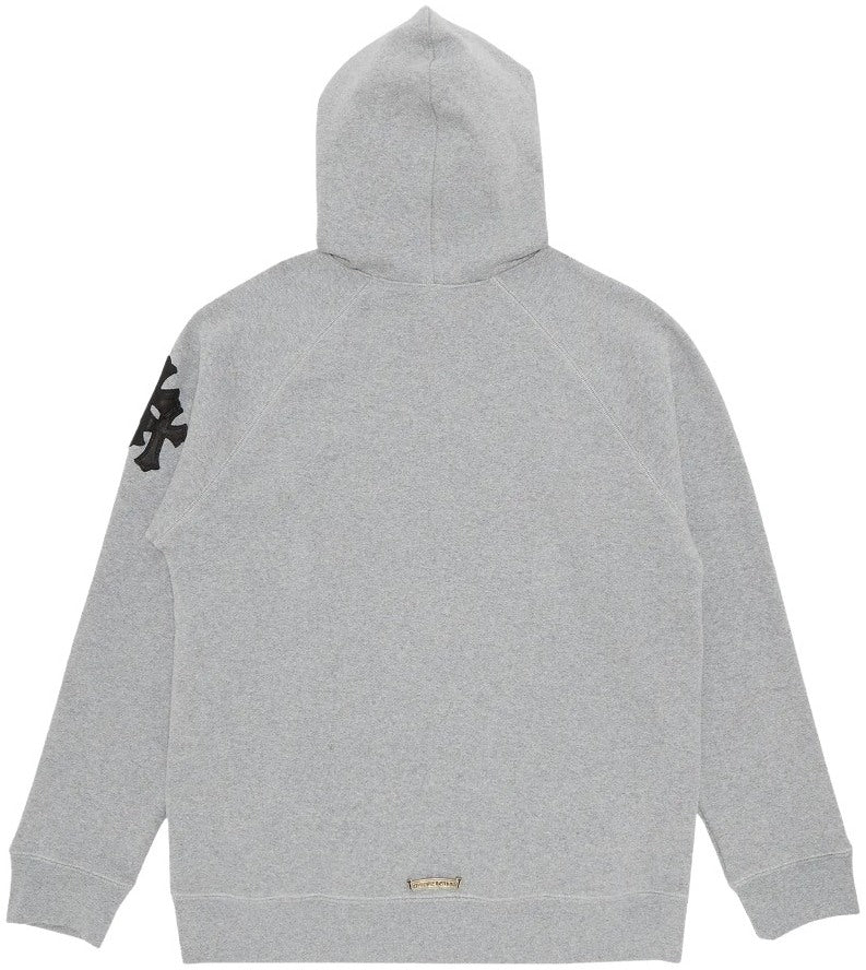 Chrome Hearts 'Paper Jam' Heather Grey Hoodie - Image 2