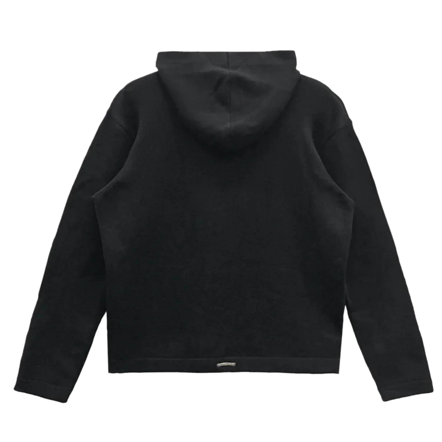 Chrome Hearts 'Hollywood' Black Cashmere Hoodie - Image 2