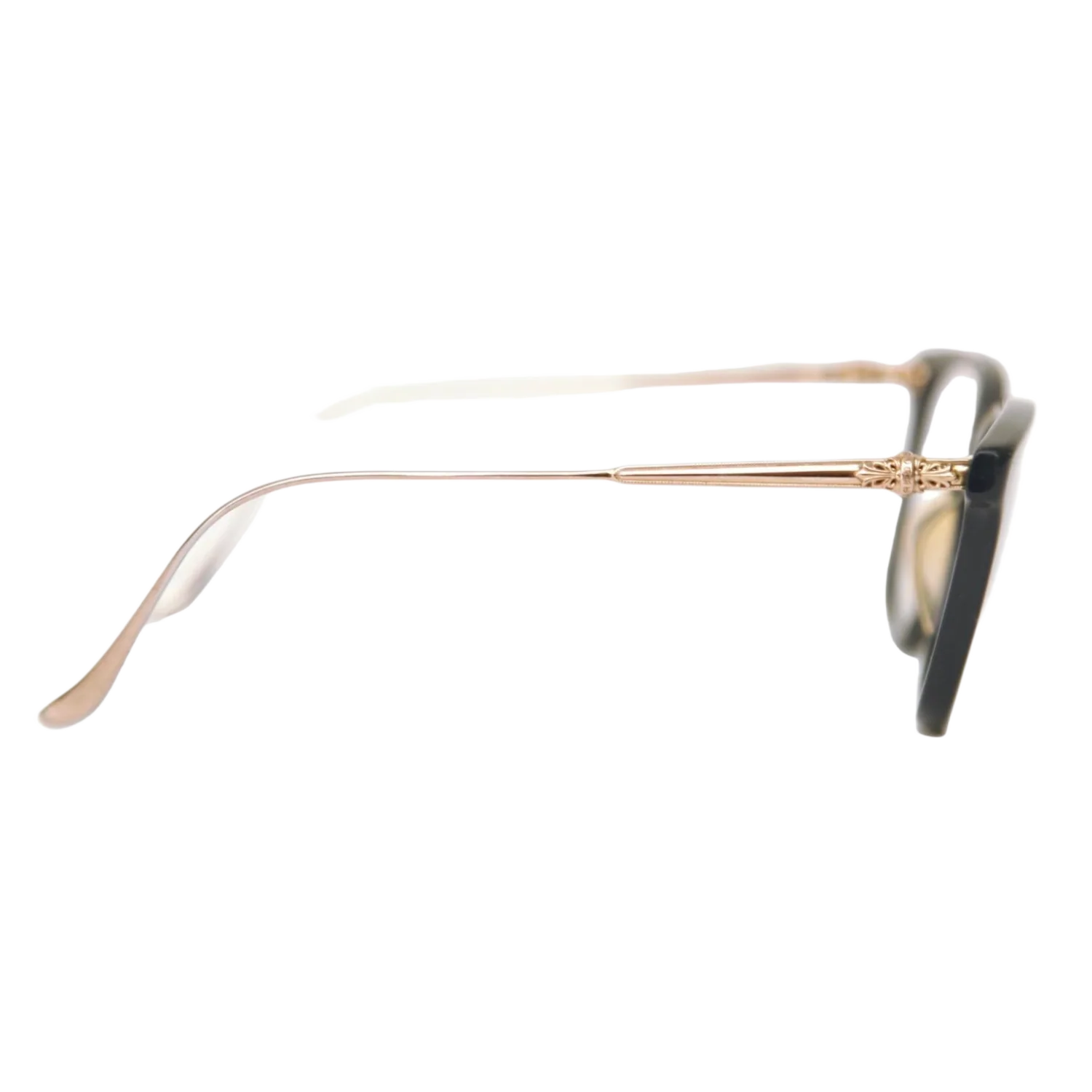 Chrome Hearts 'Jeje Spot' Black/Gold Glasses - Image 2