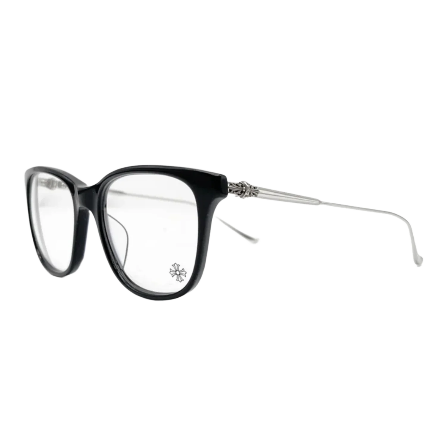 Chrome Hearts 'Jeje Spot' Black/Silver Glasses - Image 2